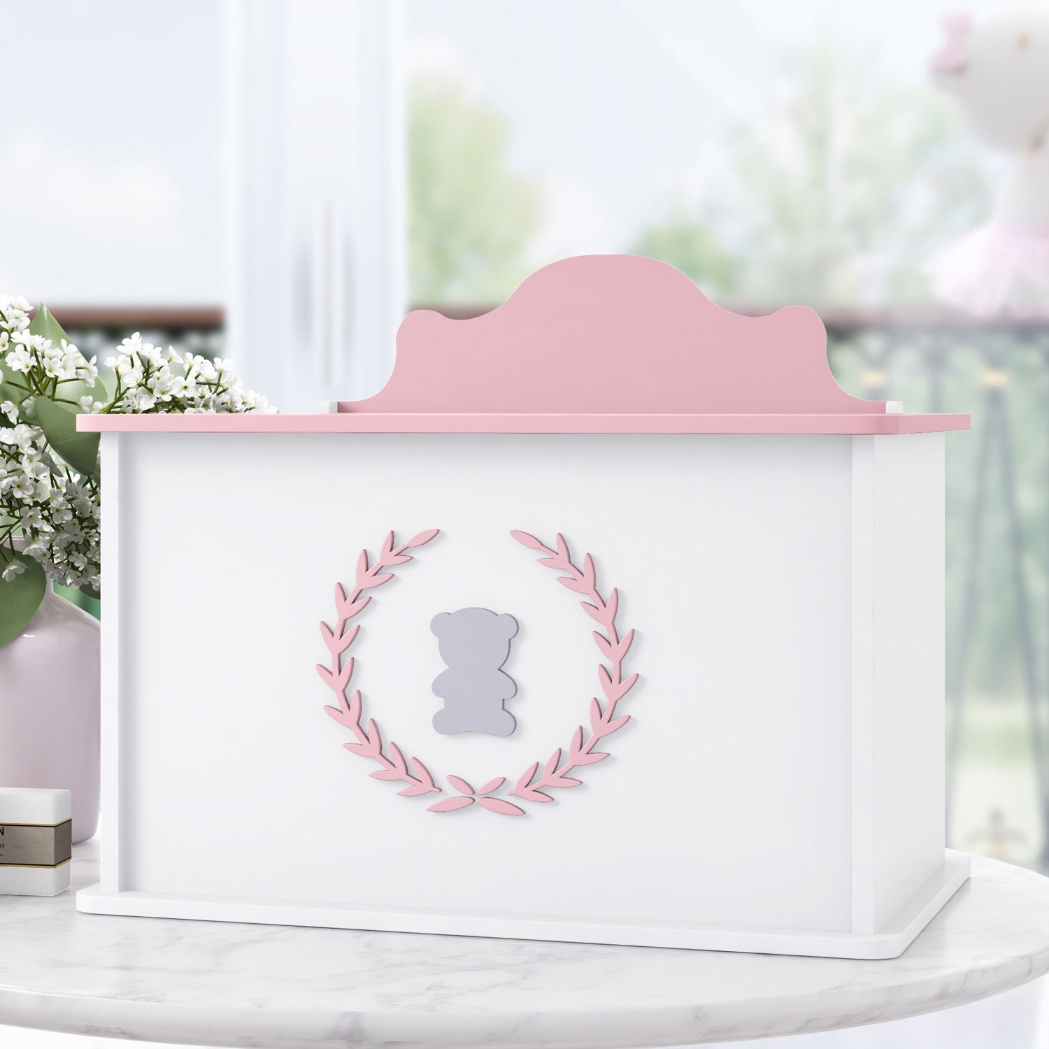 Farmacinha Ursa Luxo Rosa