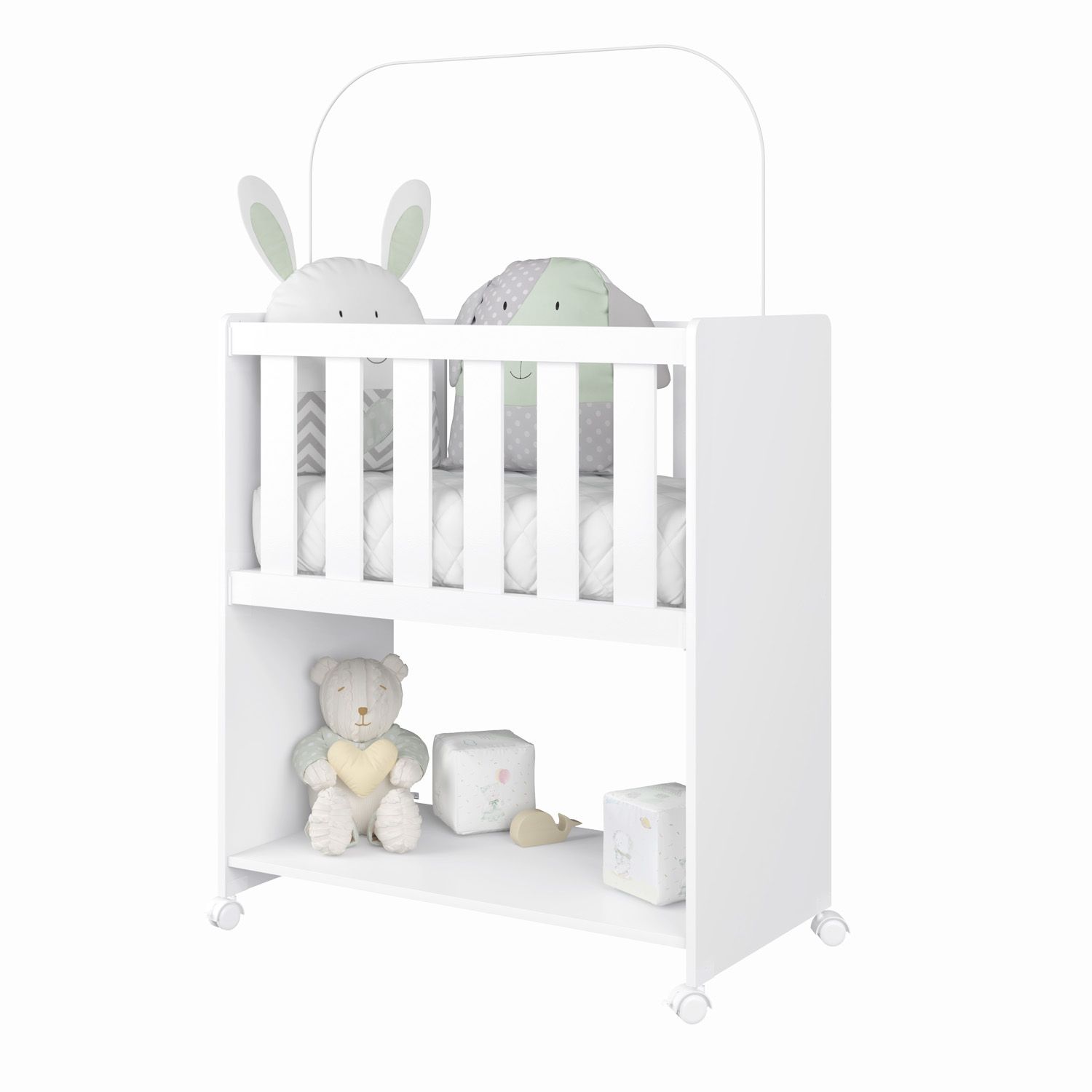 Mini Berço Branco Bianco