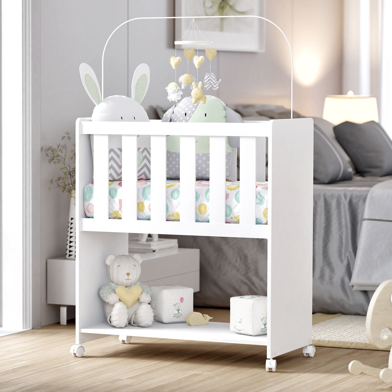 Mini Berço Branco Bianco