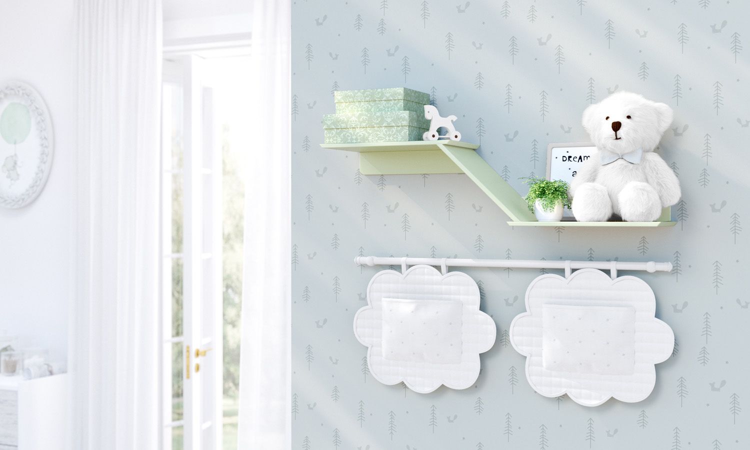 Prateleira Zig Azul Marinho