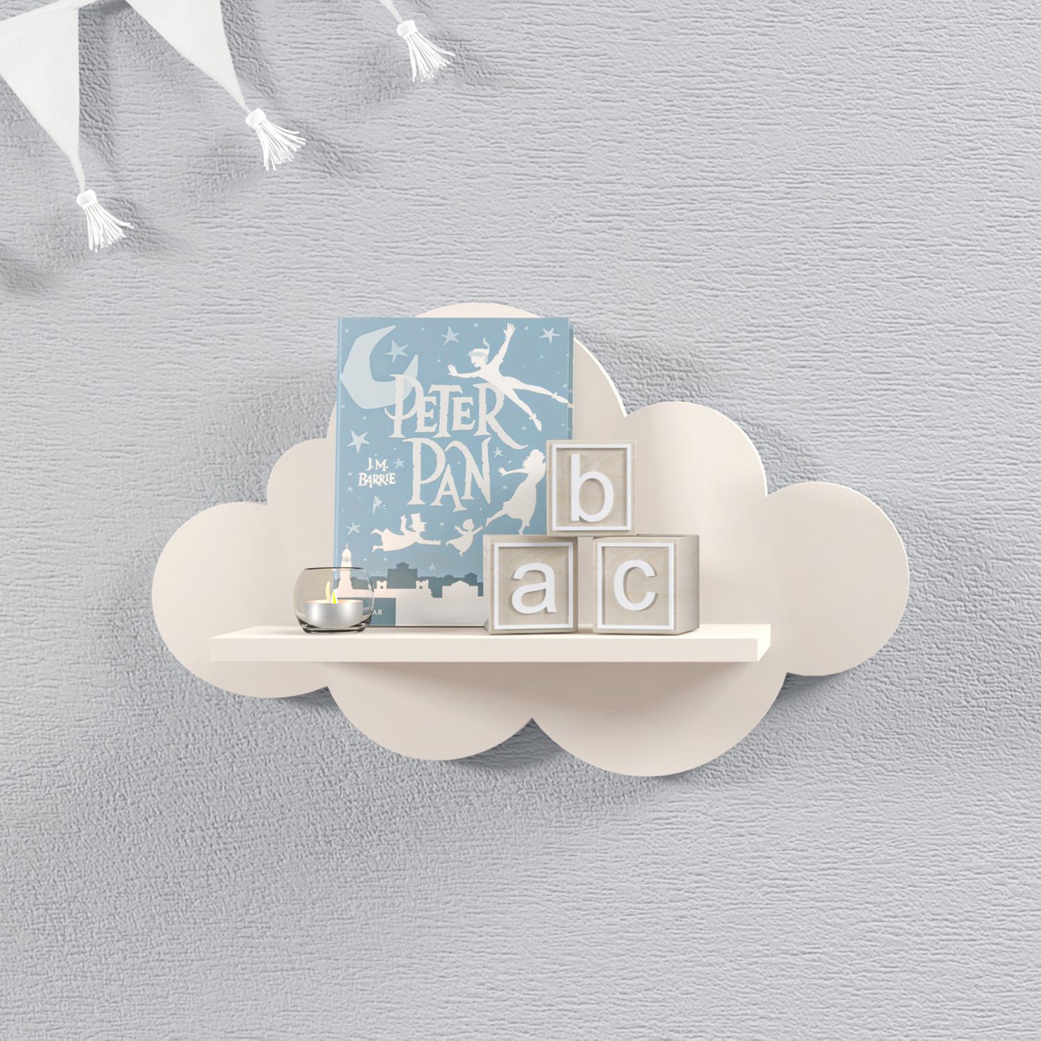 Prateleira Nuvem Rosa P