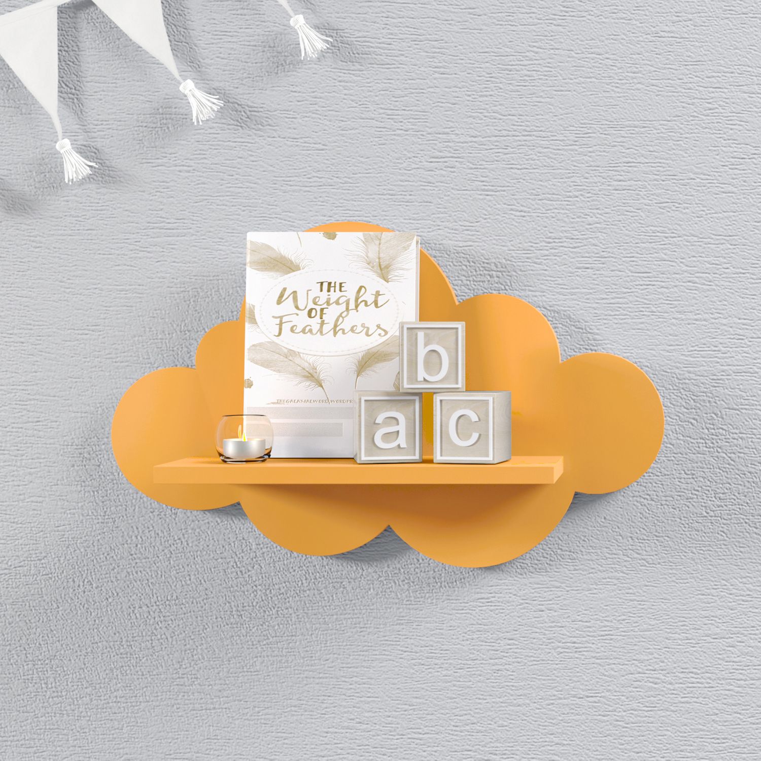 Prateleira Nuvem Rosa P