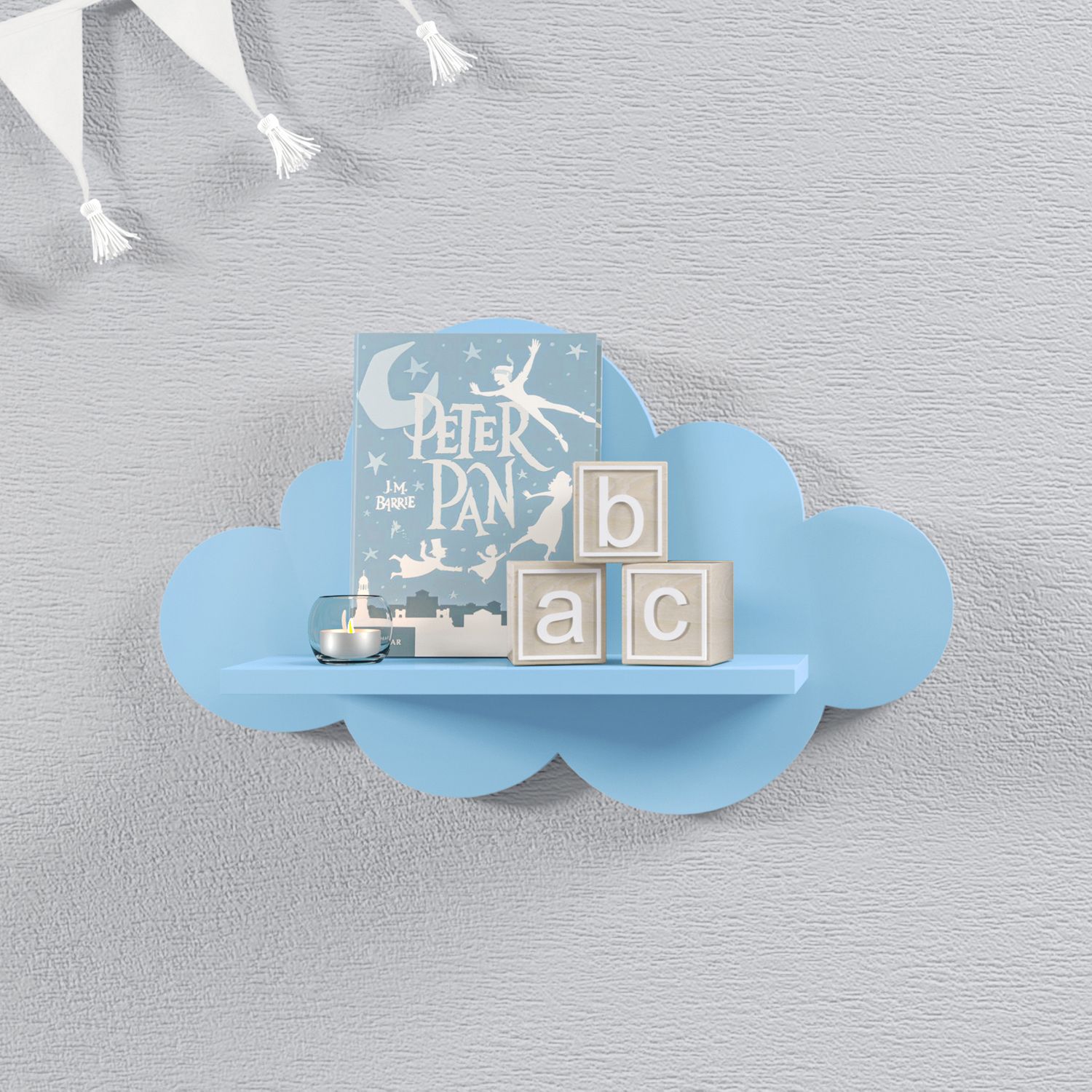 Prateleira Nuvem Rosa P