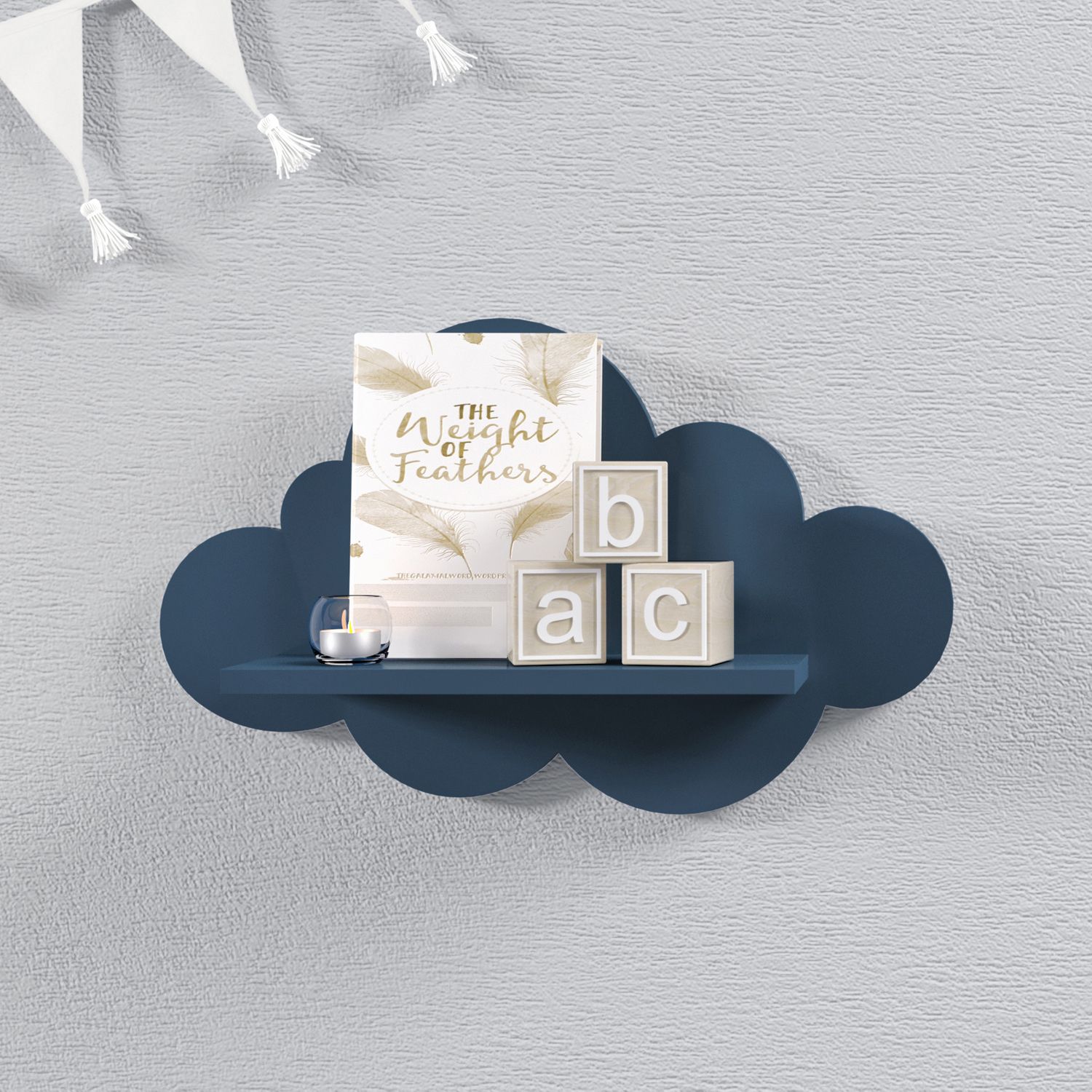 Prateleira Nuvem Rosa P