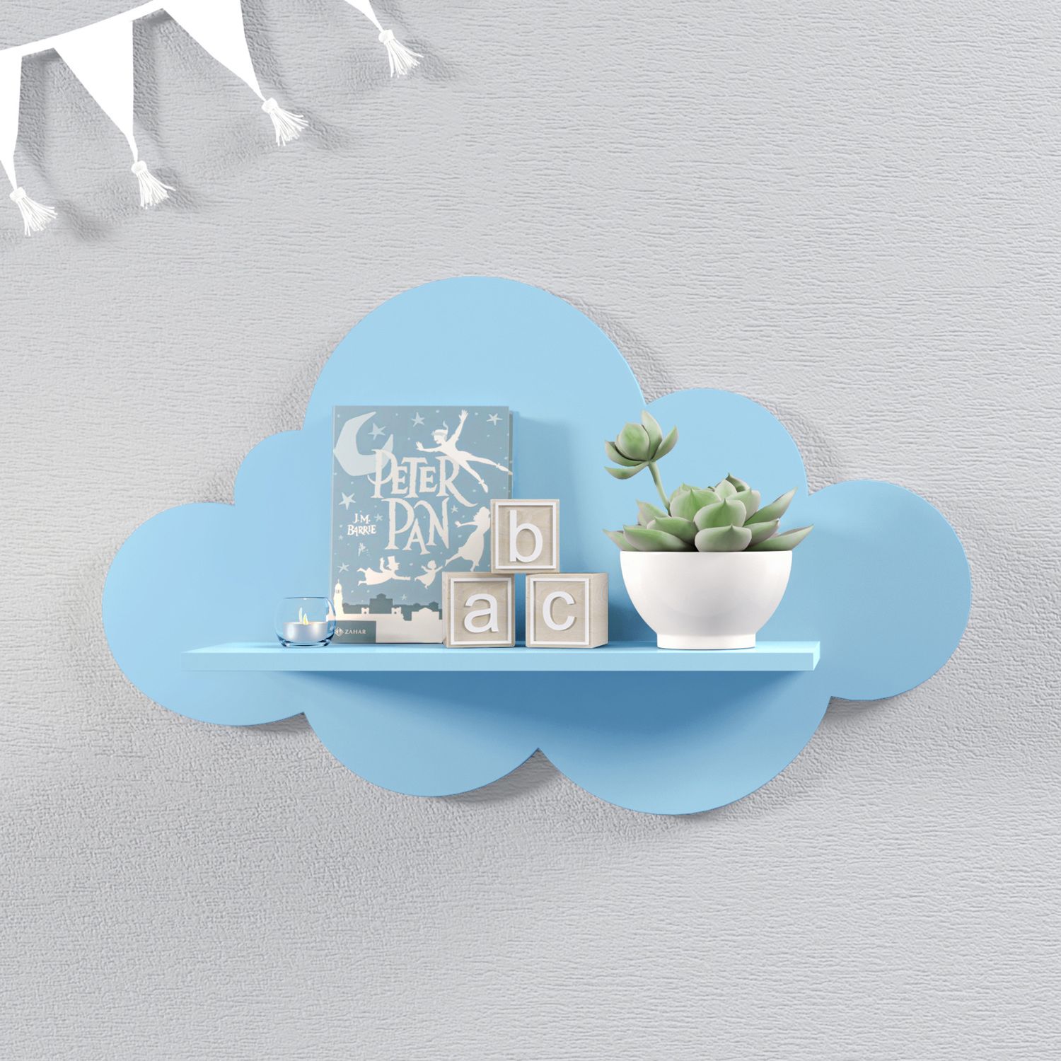 Prateleira Nuvem Rosa M