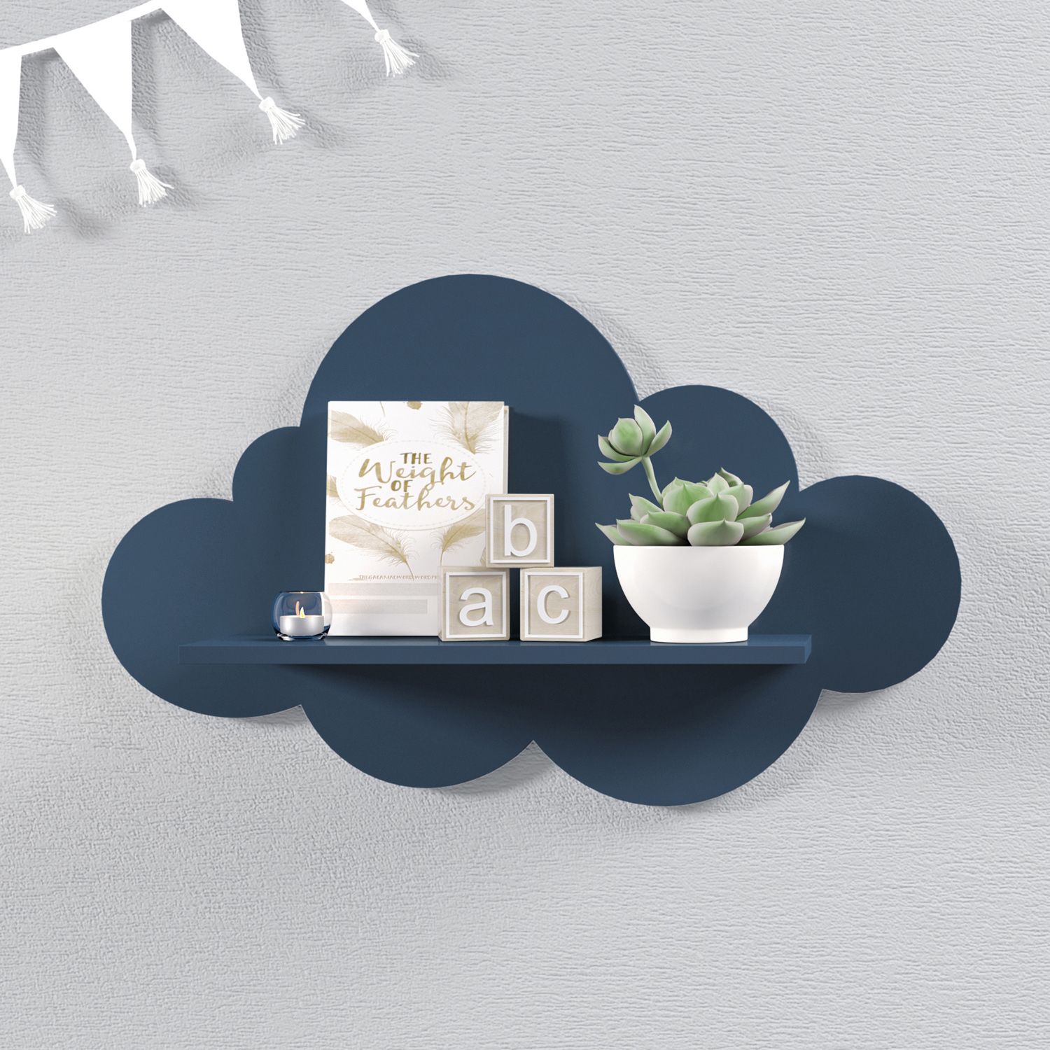 Prateleira Nuvem Rosa M