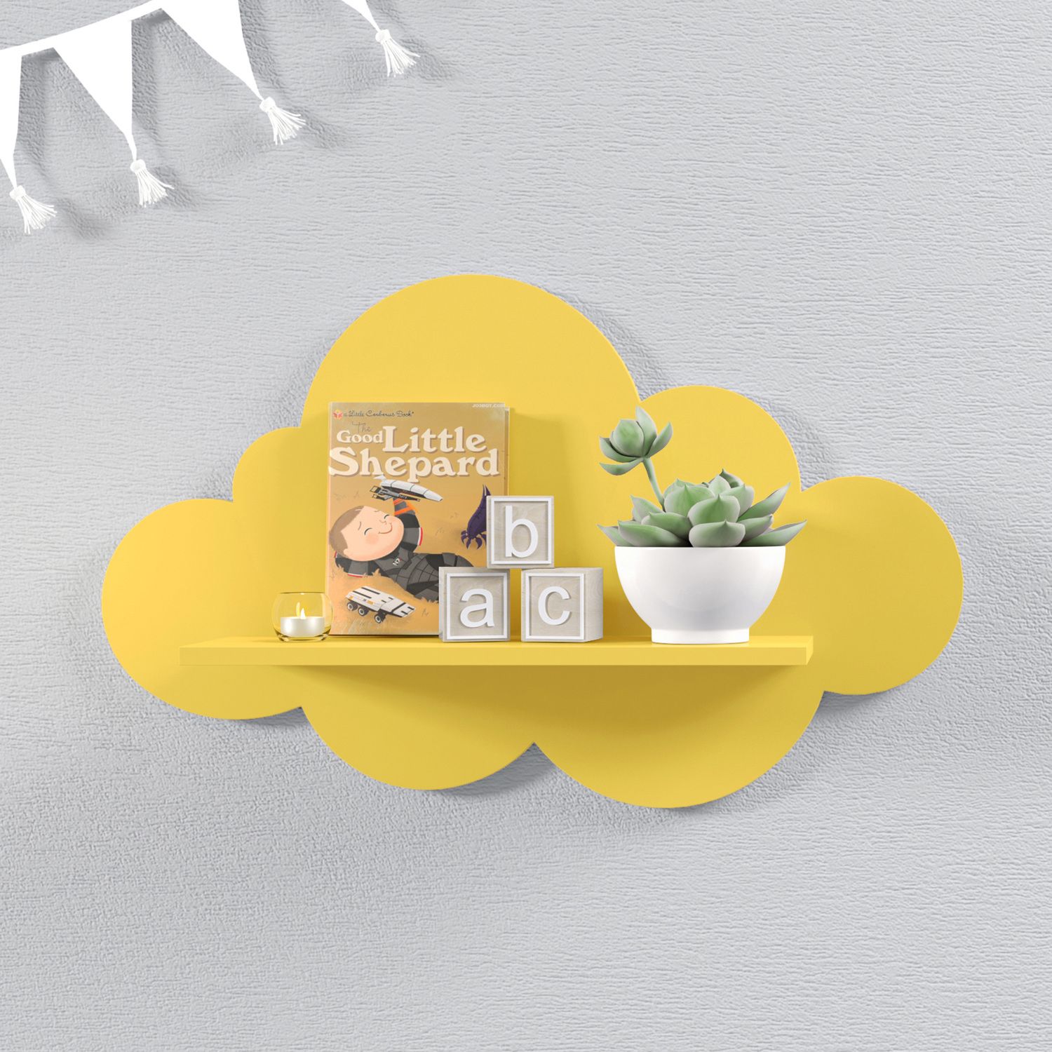 Prateleira Nuvem Rosa M