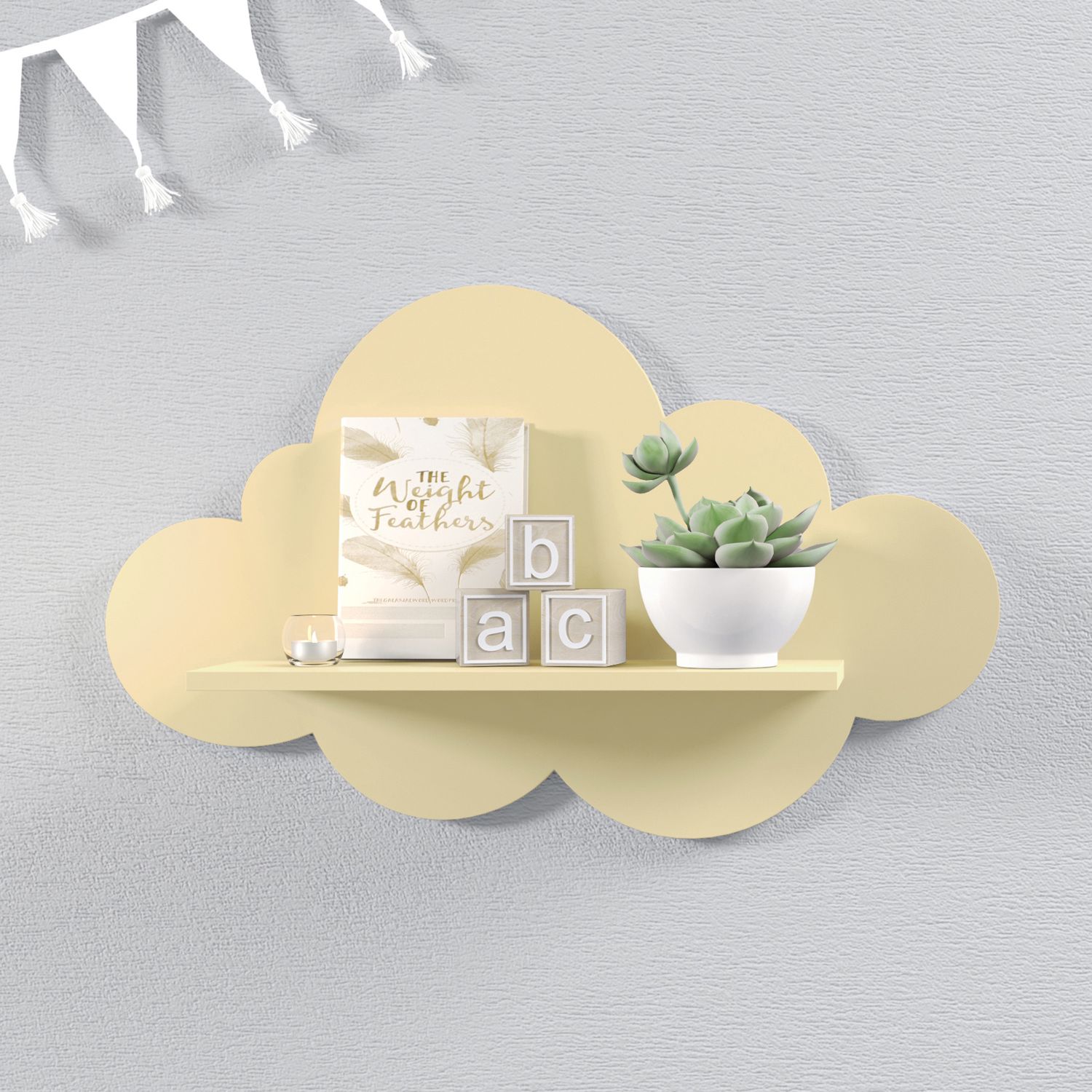 Prateleira Nuvem Rosa M