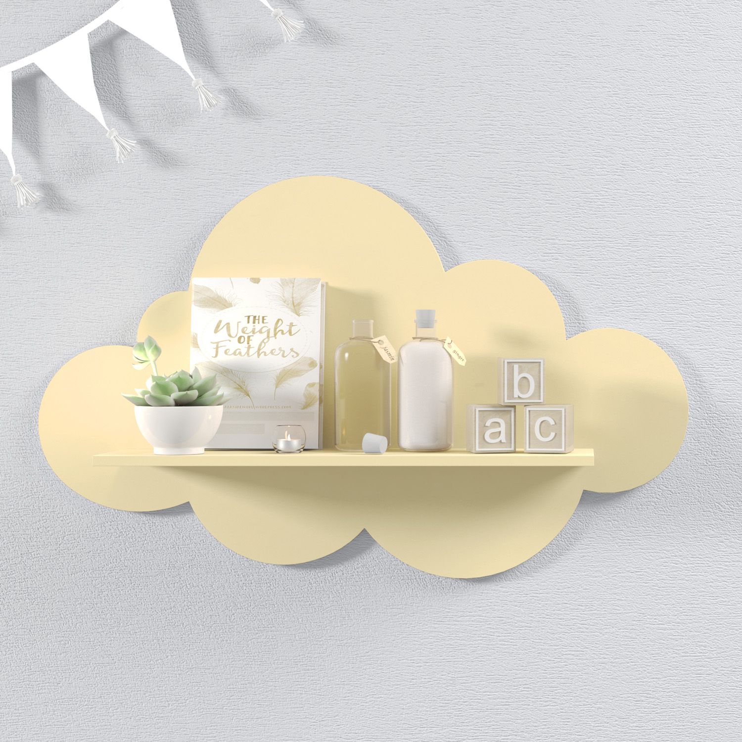 Prateleira Nuvem Rosa G