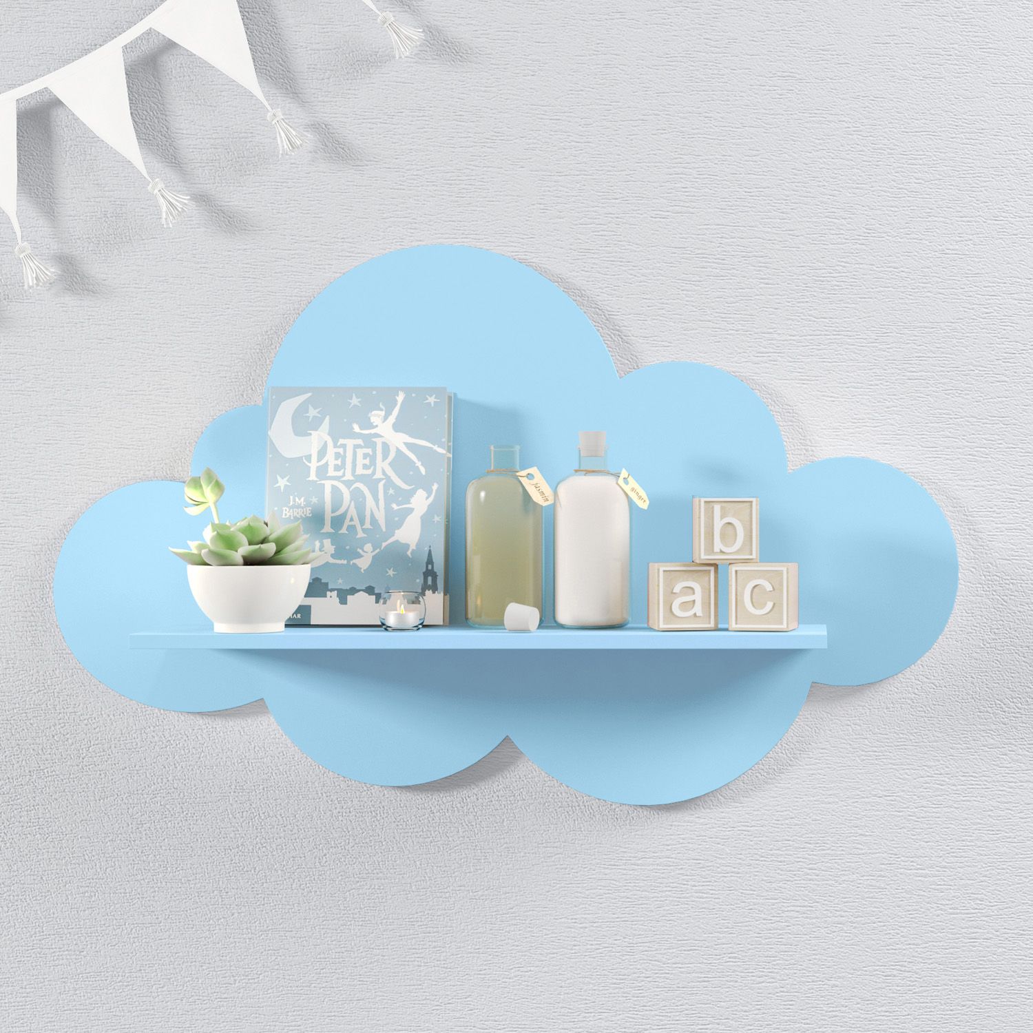 Prateleira Nuvem Rosa G