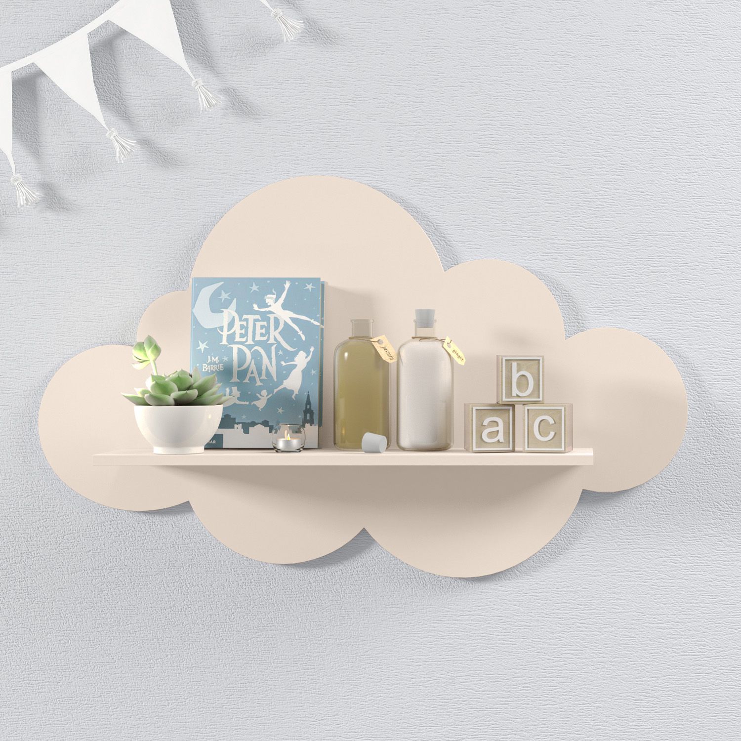 Prateleira Nuvem Rosa G