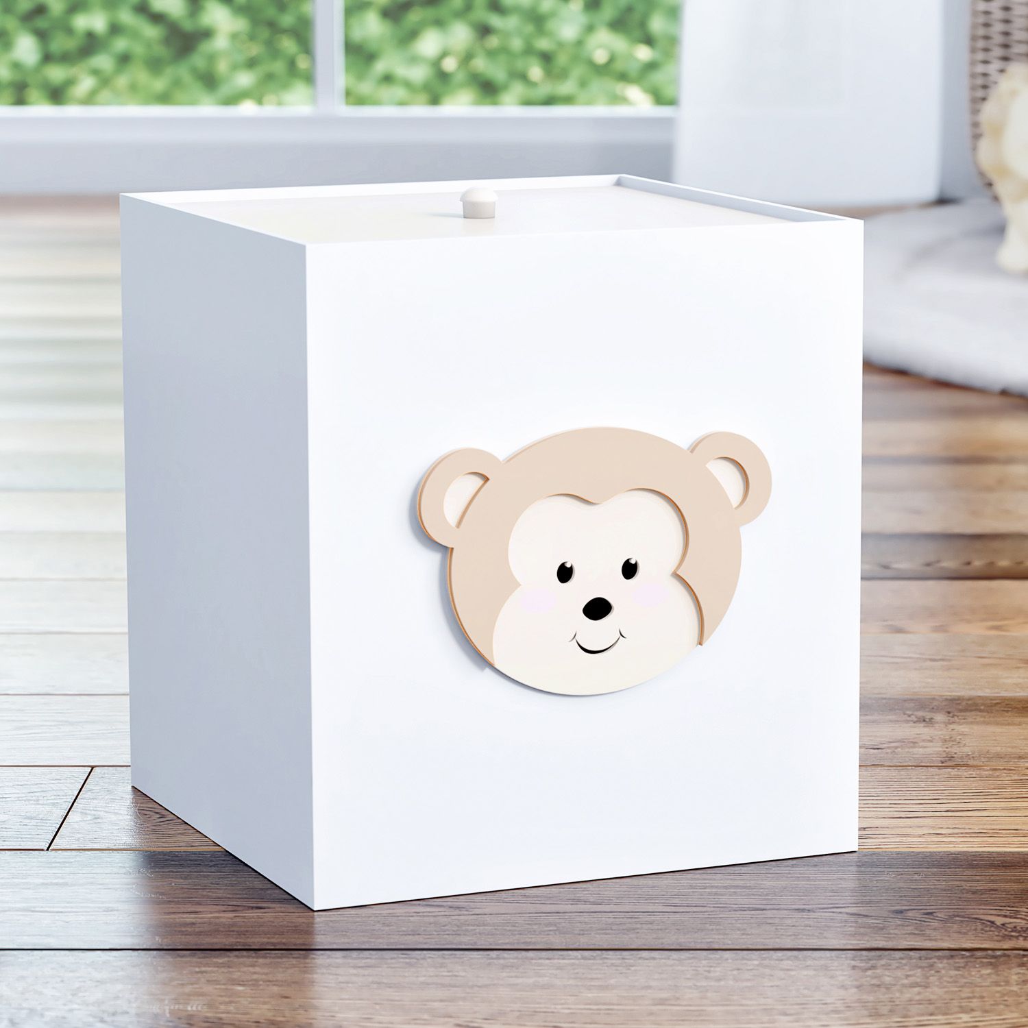 Lixeira Macaco Amiguinhos Safári