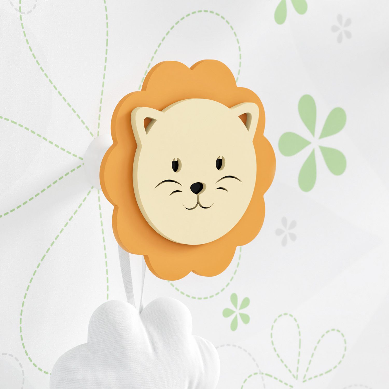 Cabideiro de Parede Leão