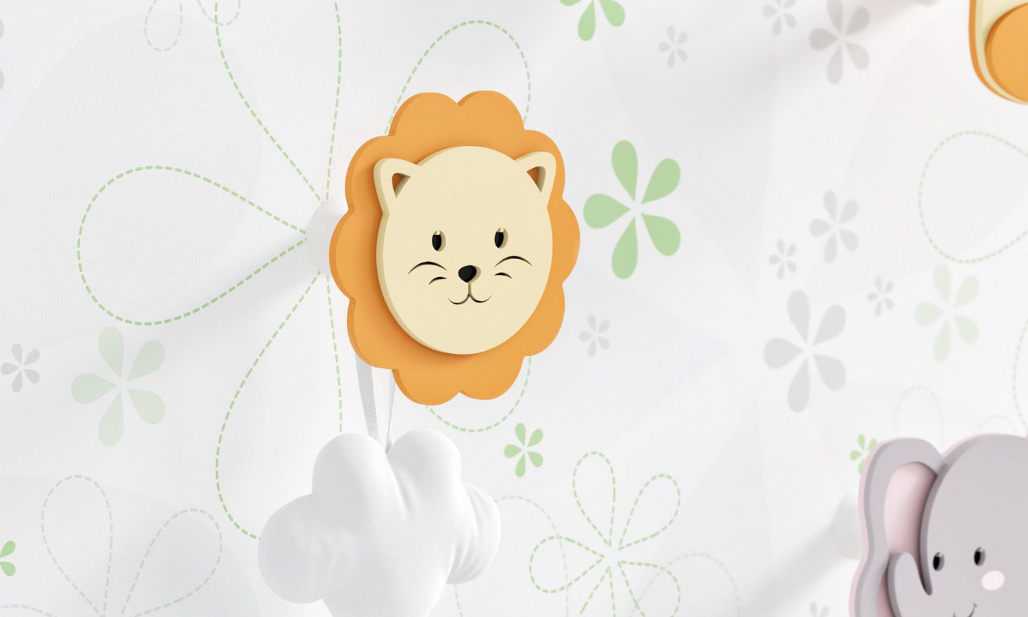 Cabideiro de Parede Leão