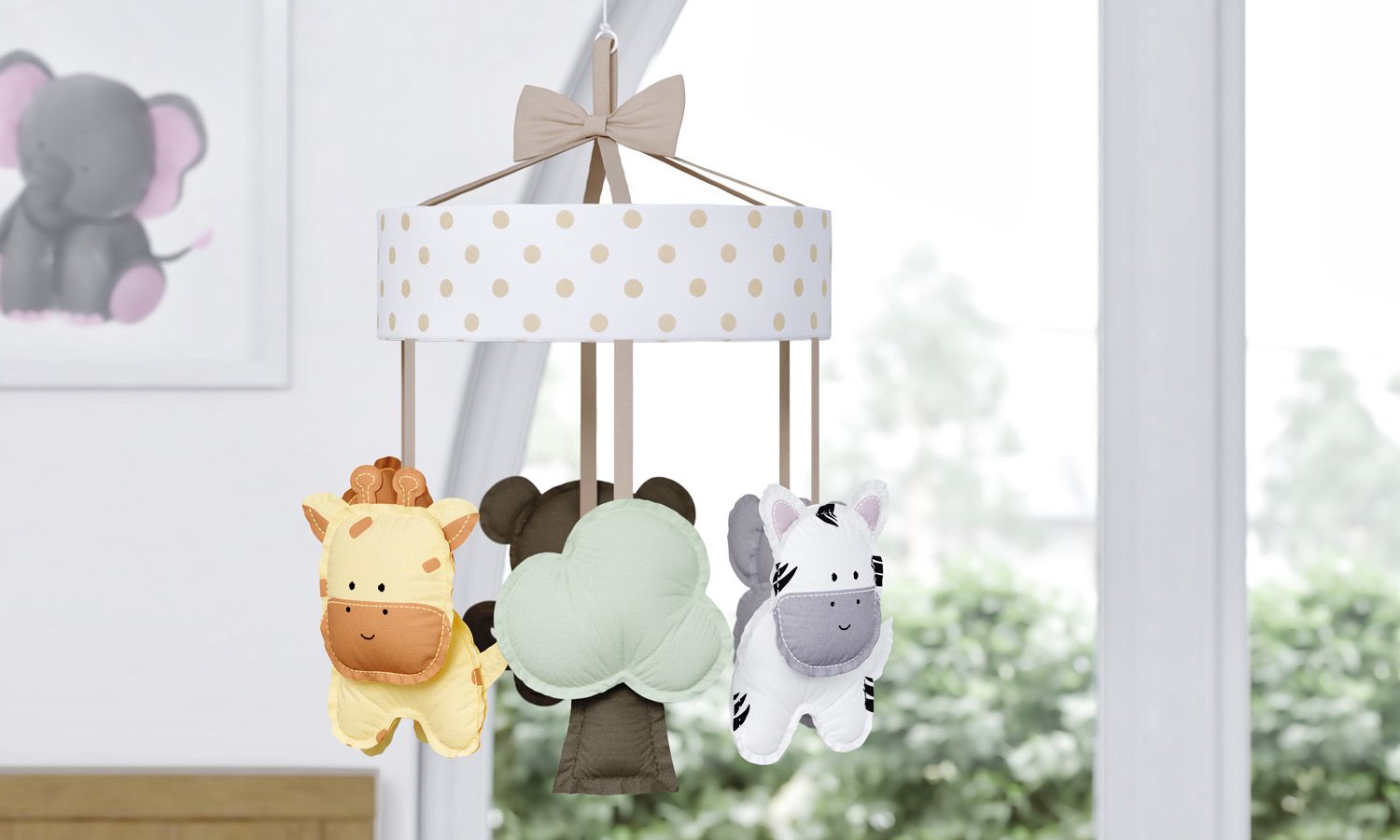 Móbile Amiguinhos Safári