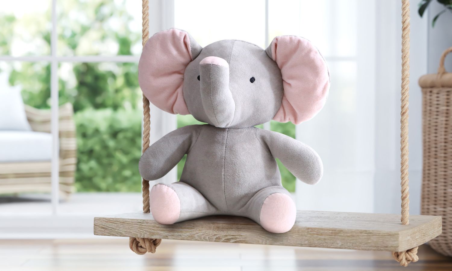 Bichinho de Pelúcia Amiguinhos Safári Elefante 45cm