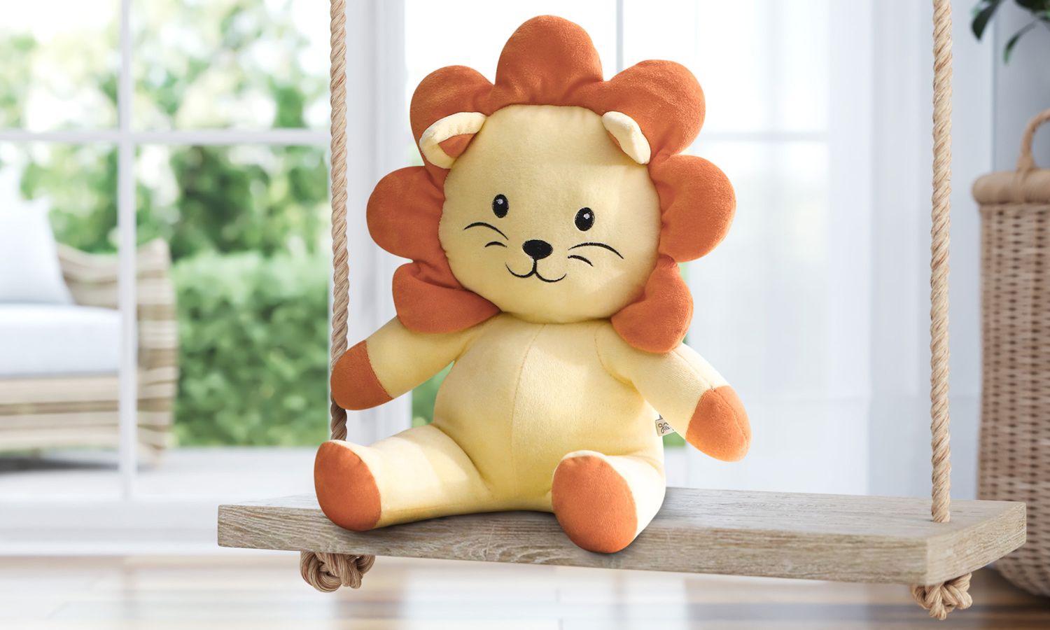 Bichinho de Pelúcia Amiguinhos Safári Leão 45cm