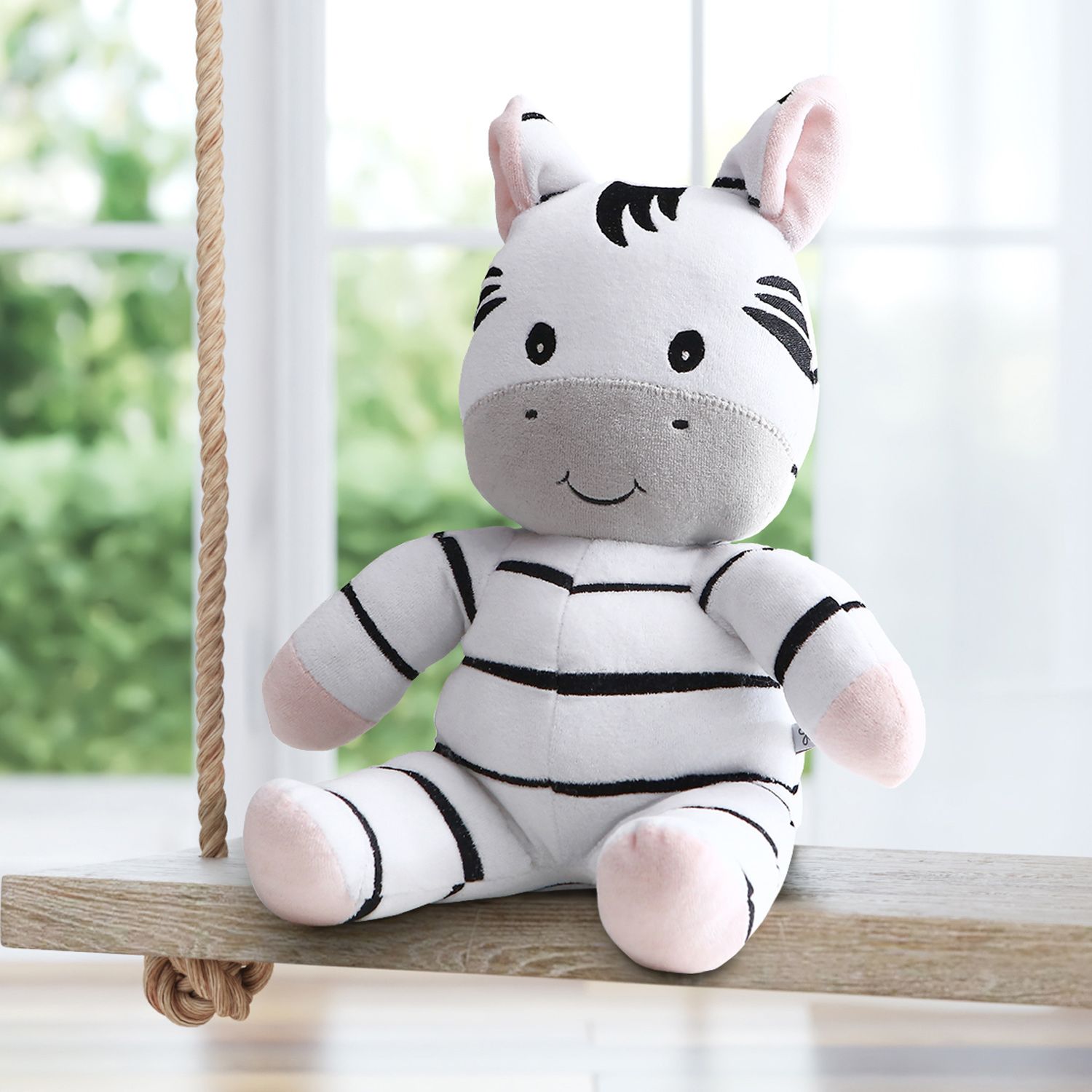 Bichinho de Pelúcia Amiguinhos Safári Zebra 45cm