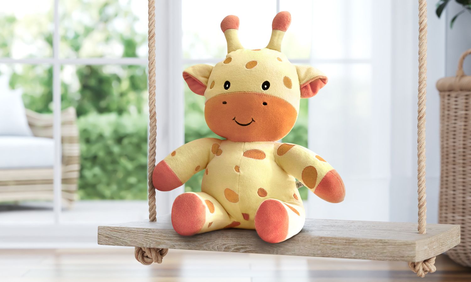 Bichinho de Pelúcia Amiguinhos Safári Girafa 45cm