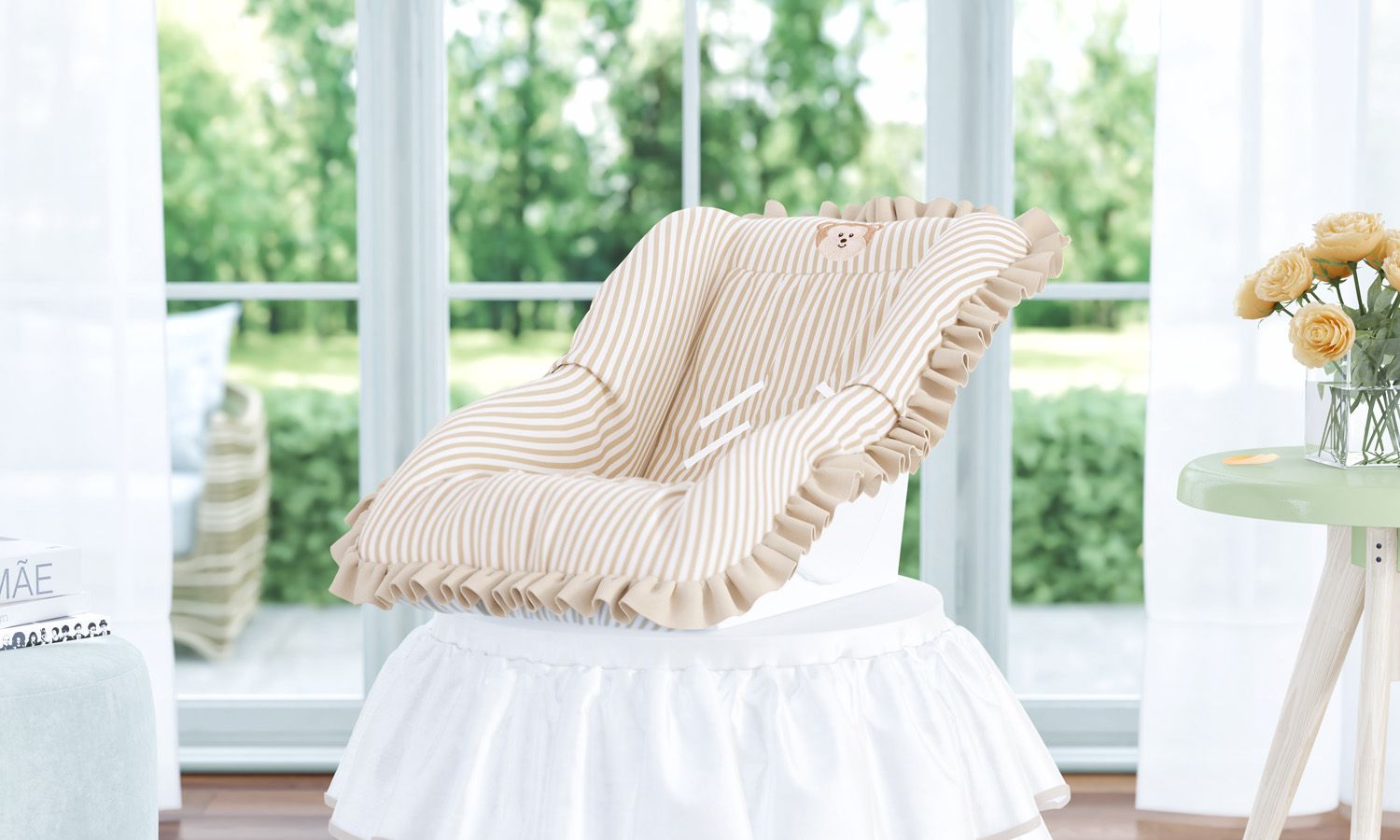 Capa para Bebê Conforto Amiguinho Macaco