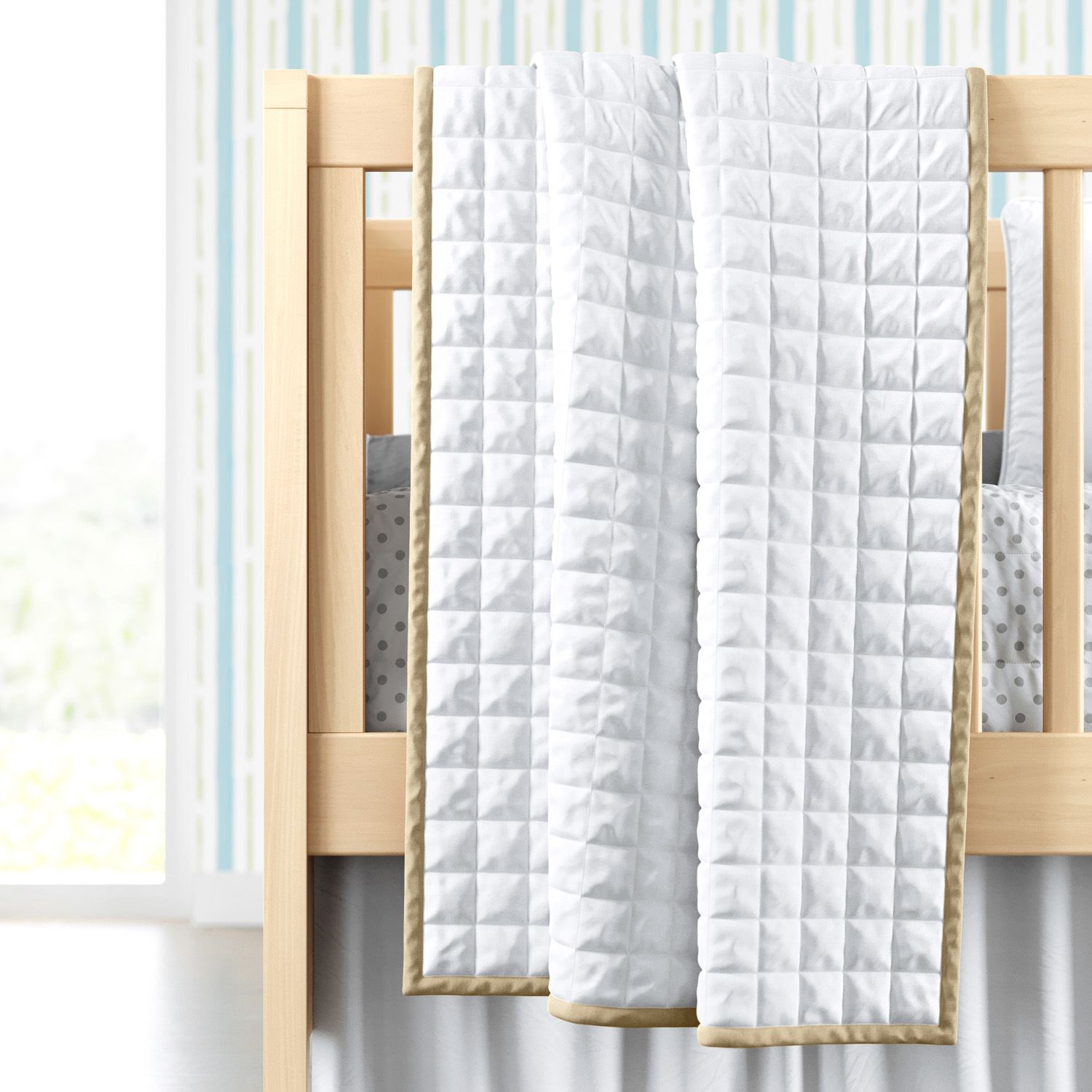 Edredom de Berço Matelado Rosa