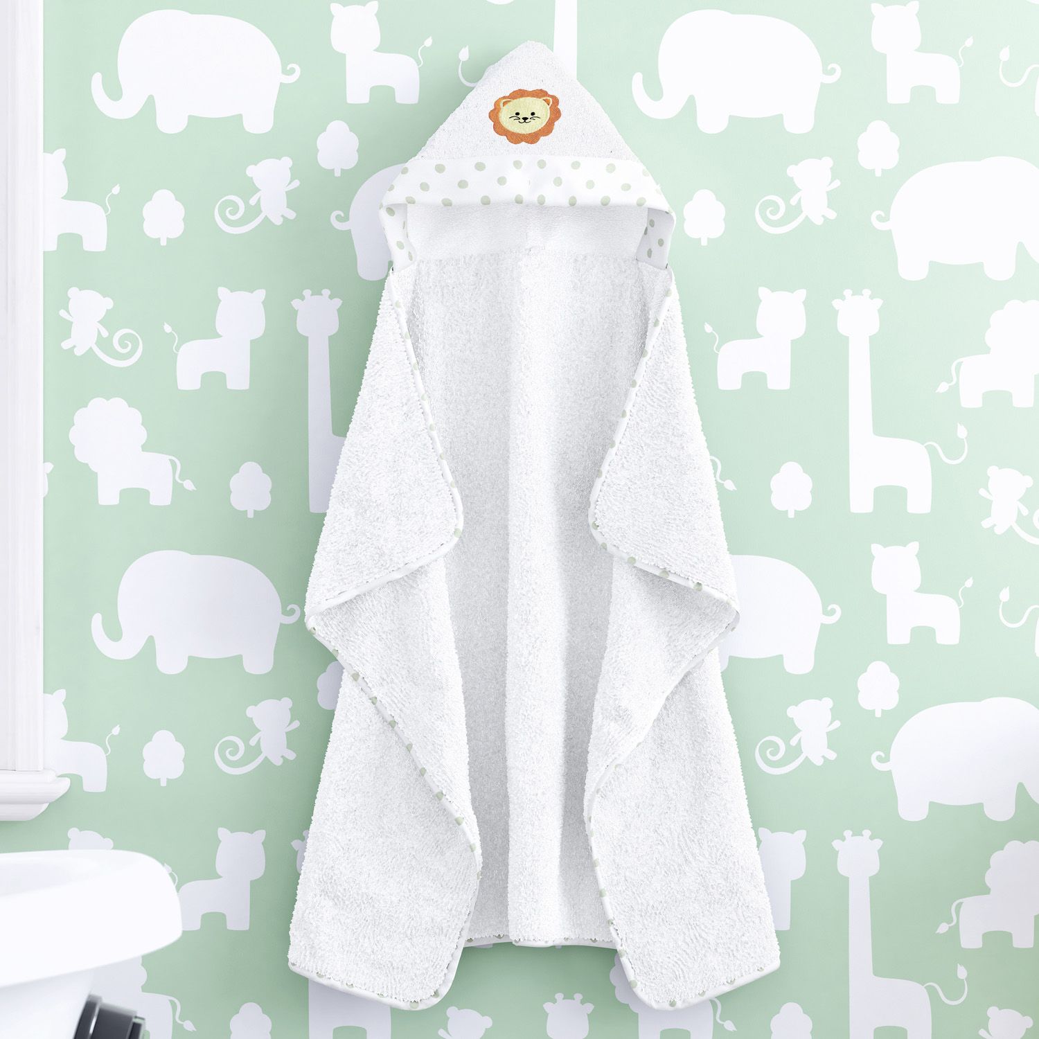 Toalha com Capuz Amiguinho Leão