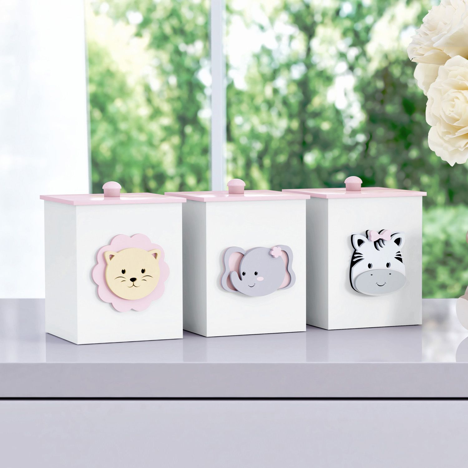 Jogo de Potes Amiguinhos Safári