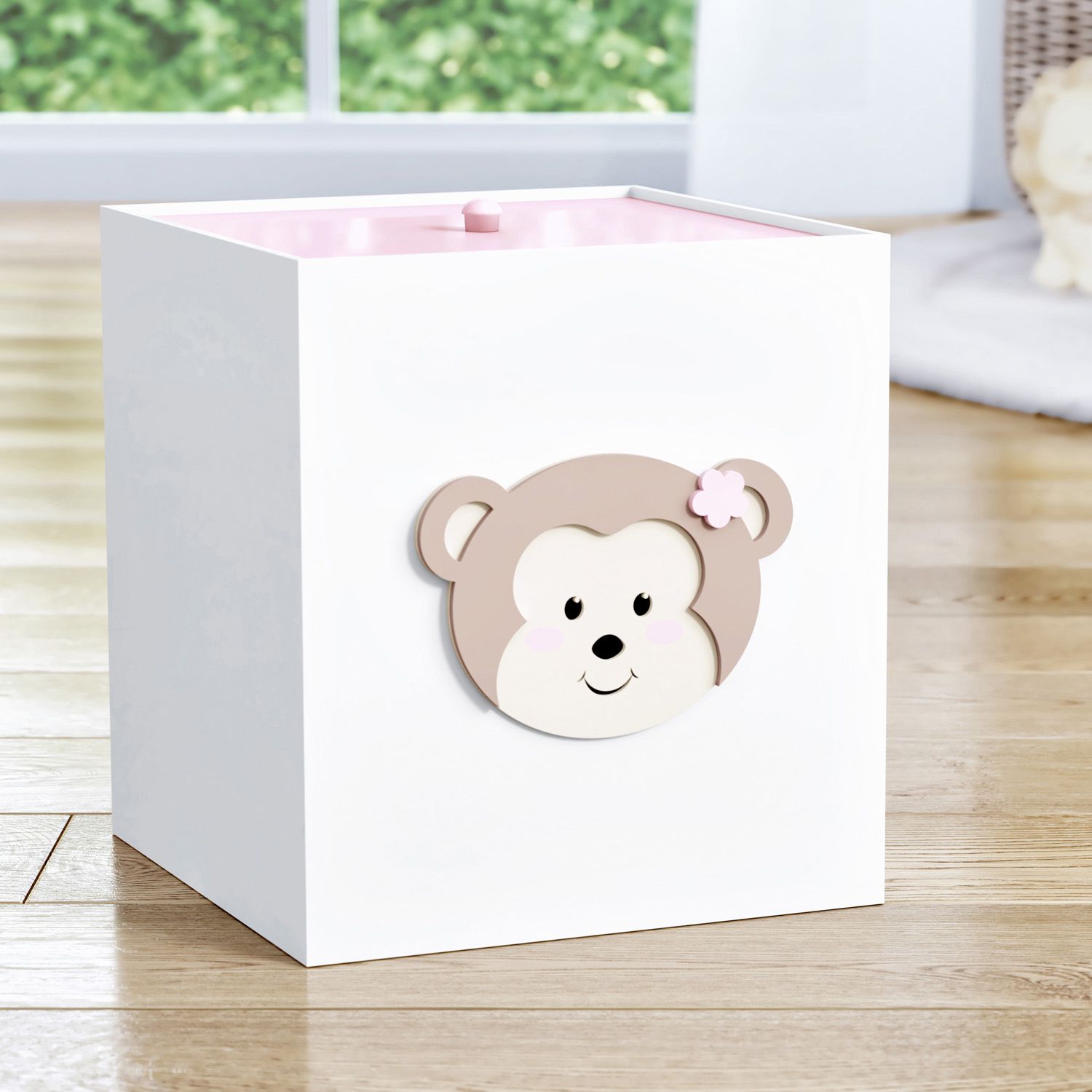 Lixeira Macaco Amiguinhos Safári