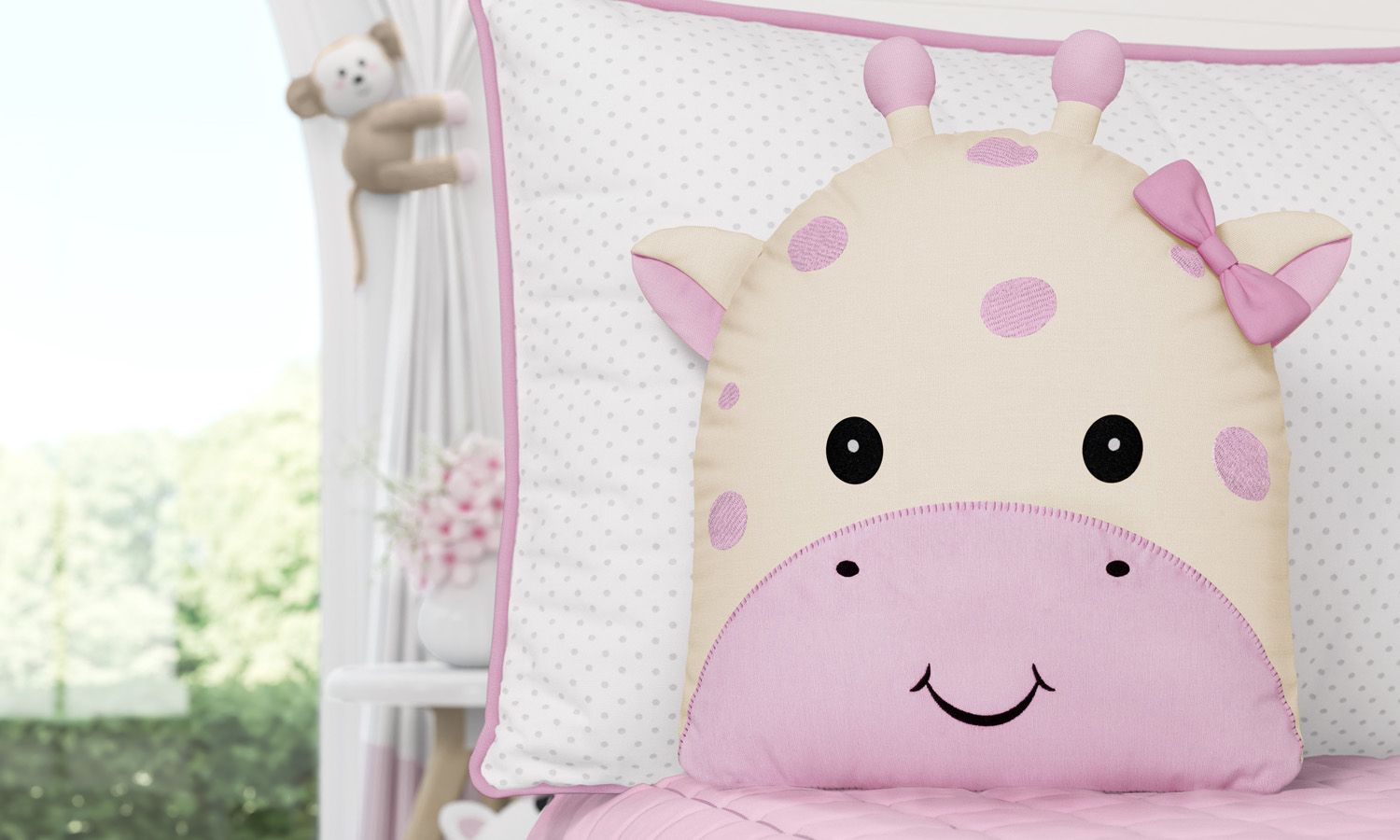 Almofada Amiguinha Girafa 32cm