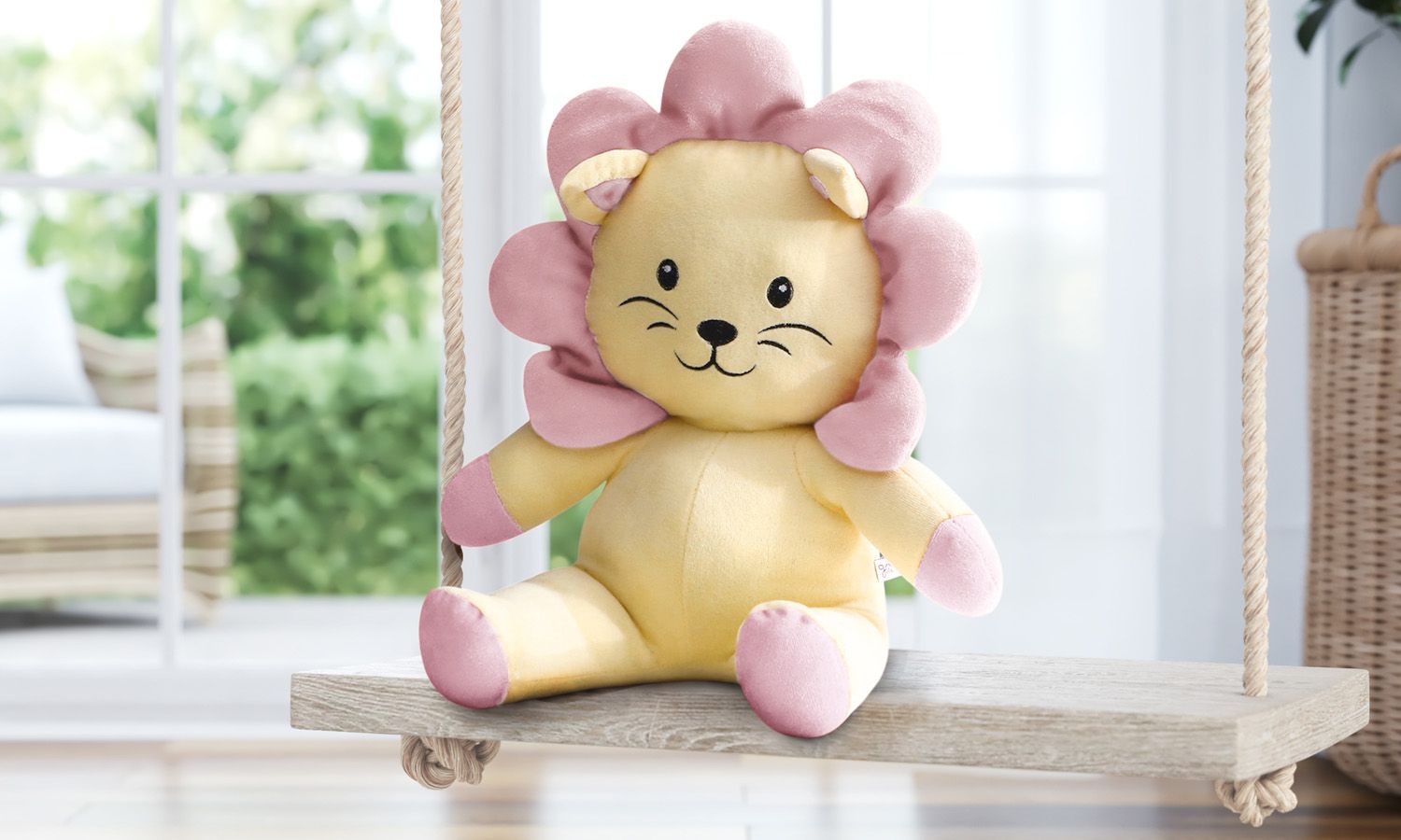 Bichinho de Pelúcia Amiguinhos Safári Leão 45cm