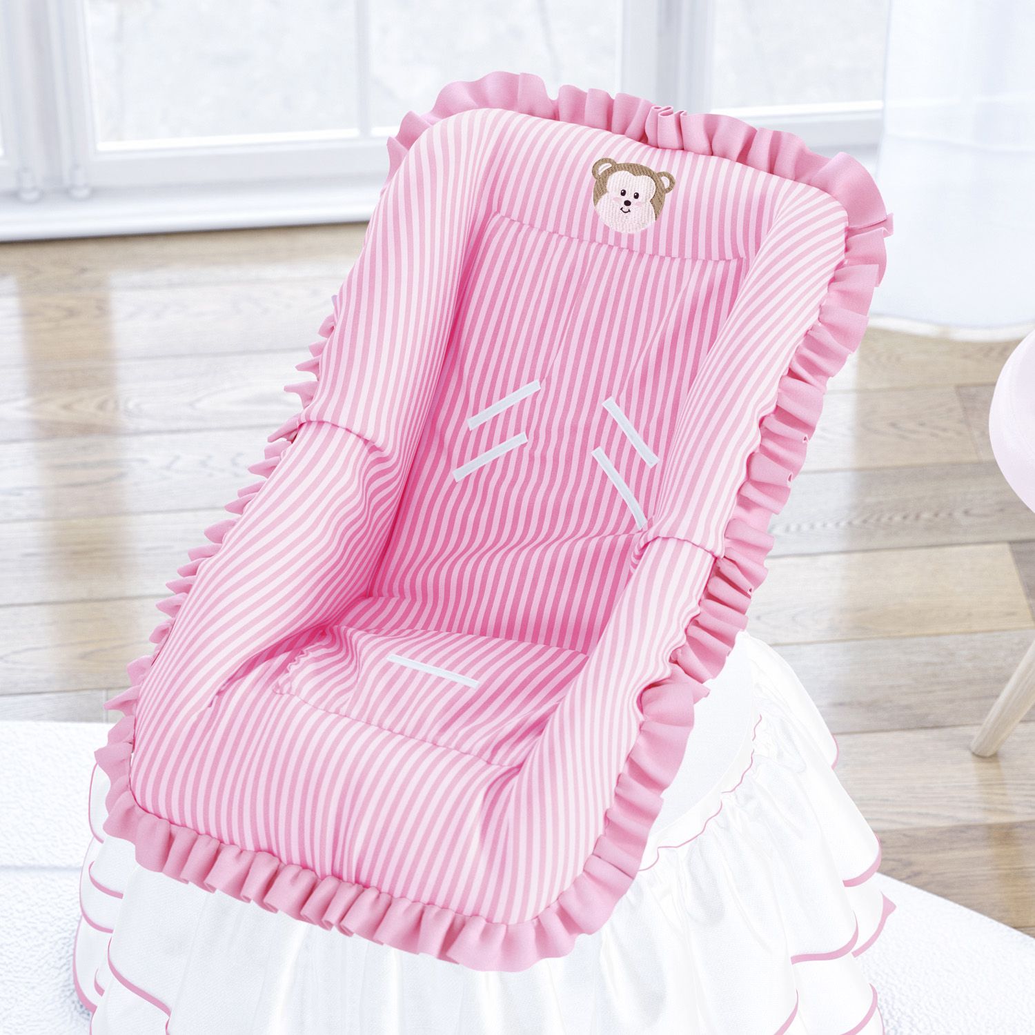 Capa para Bebê Conforto Amiguinho Macaco