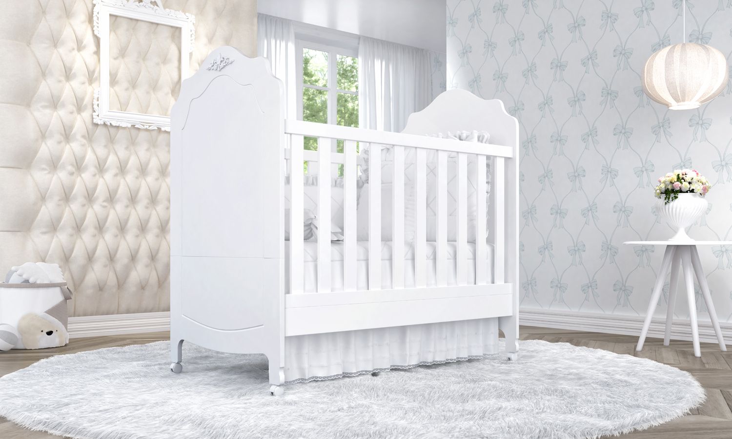 Berço Americano Branco Provençal