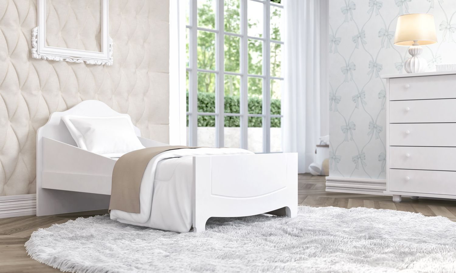 Berço Americano Branco Provençal