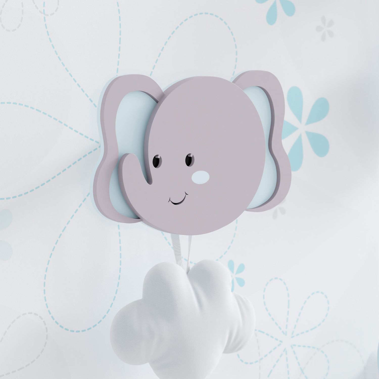 Cabideiro de Parede Elefante