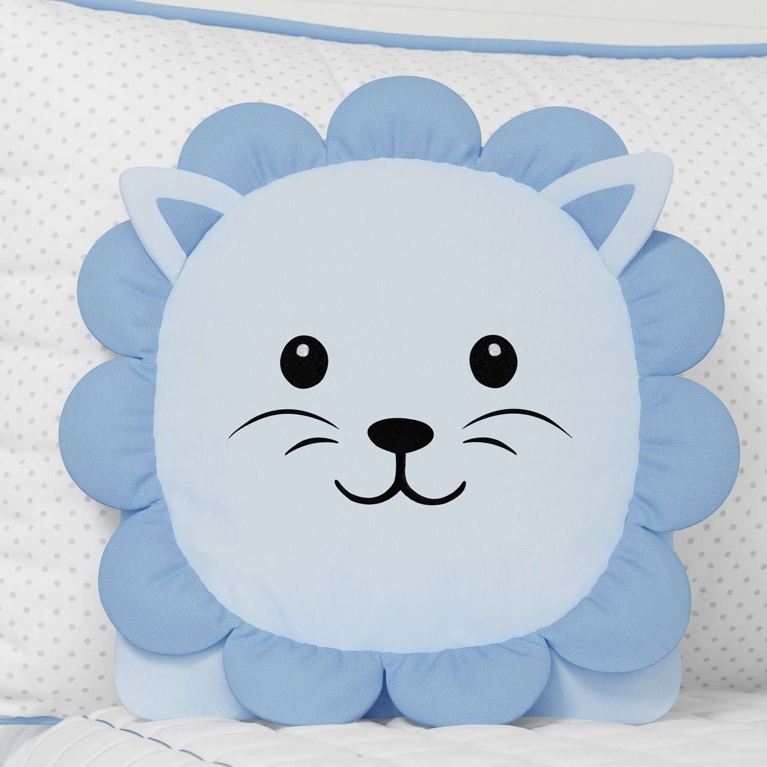 Almofada Amiguinha Leoa Rosa 32cm