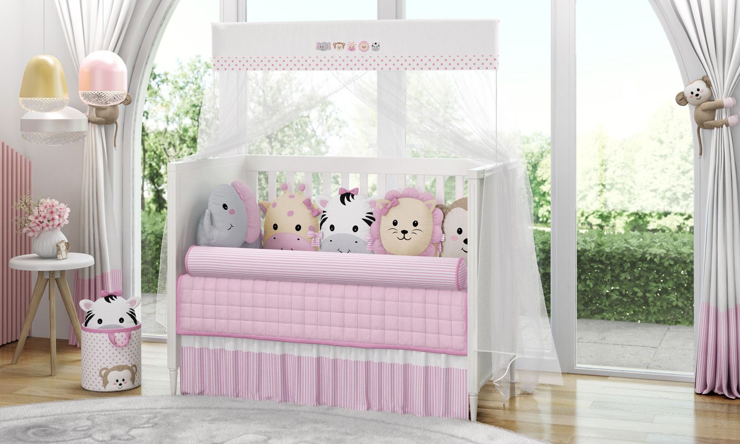 Kit Berço Amiguinhos Safári