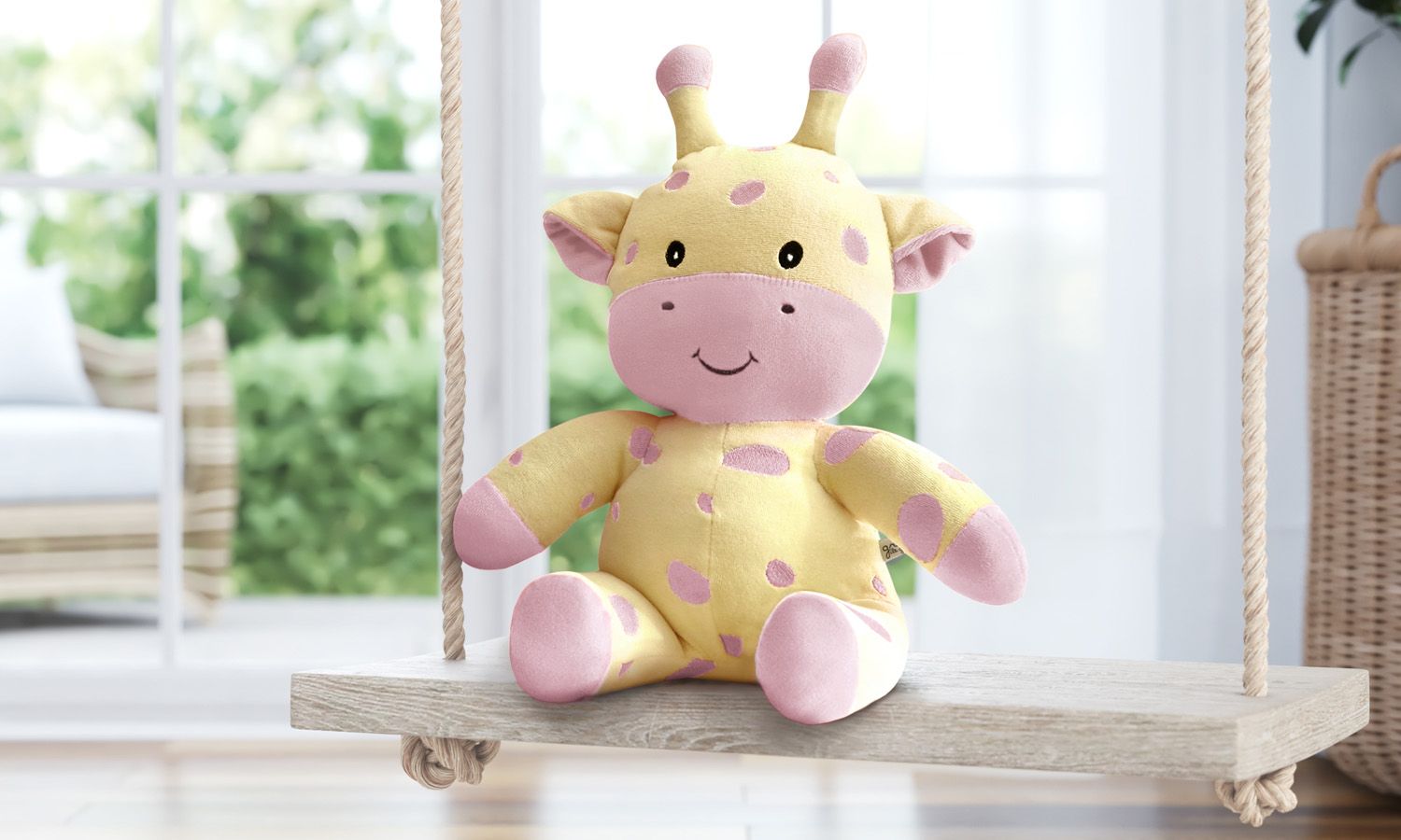 Bichinho de Pelúcia Amiguinhos Safári Girafa 45cm