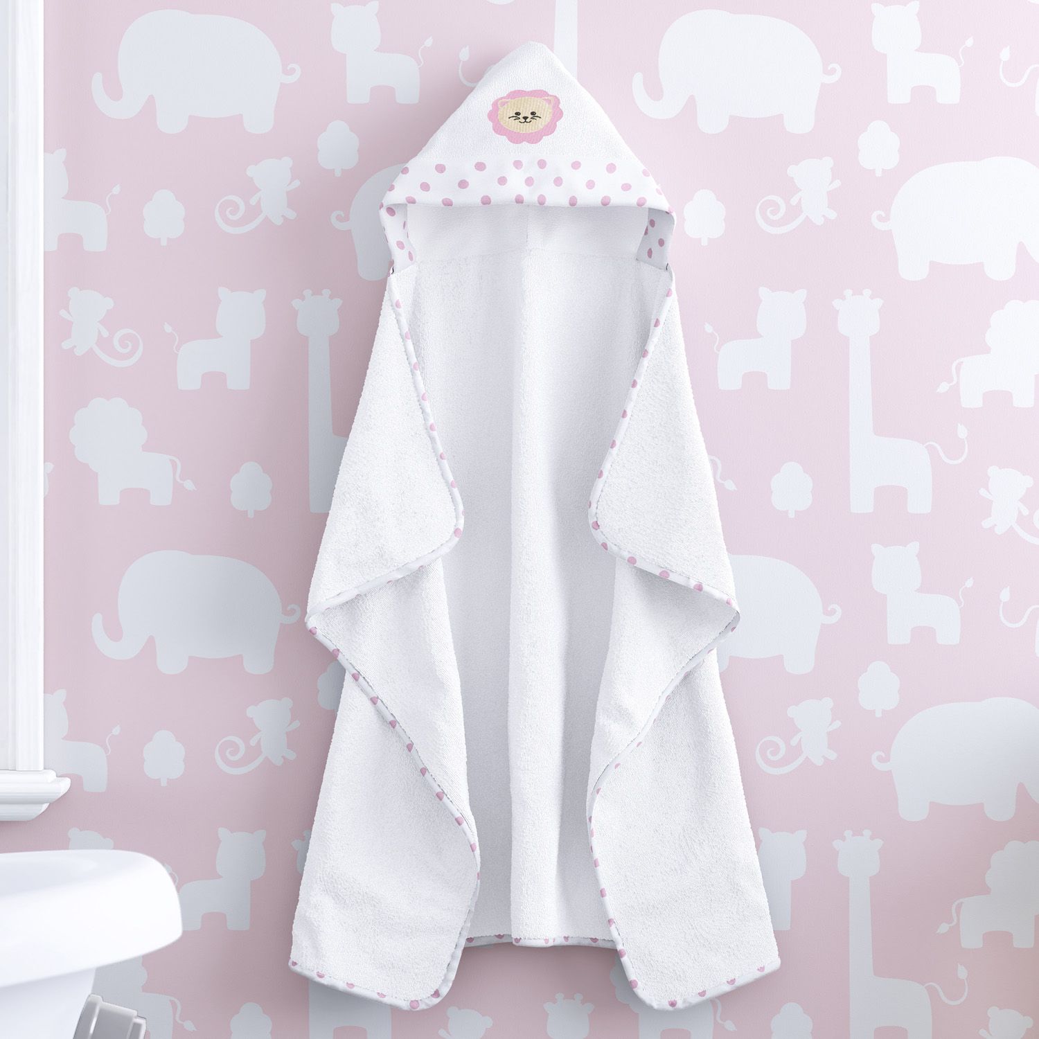 Toalha com Capuz Amiguinho Leão