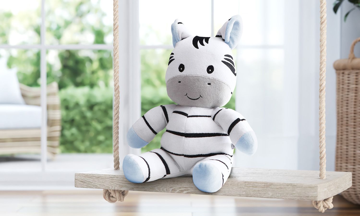 Bichinho de Pelúcia Amiguinhos Safári Zebra 45cm