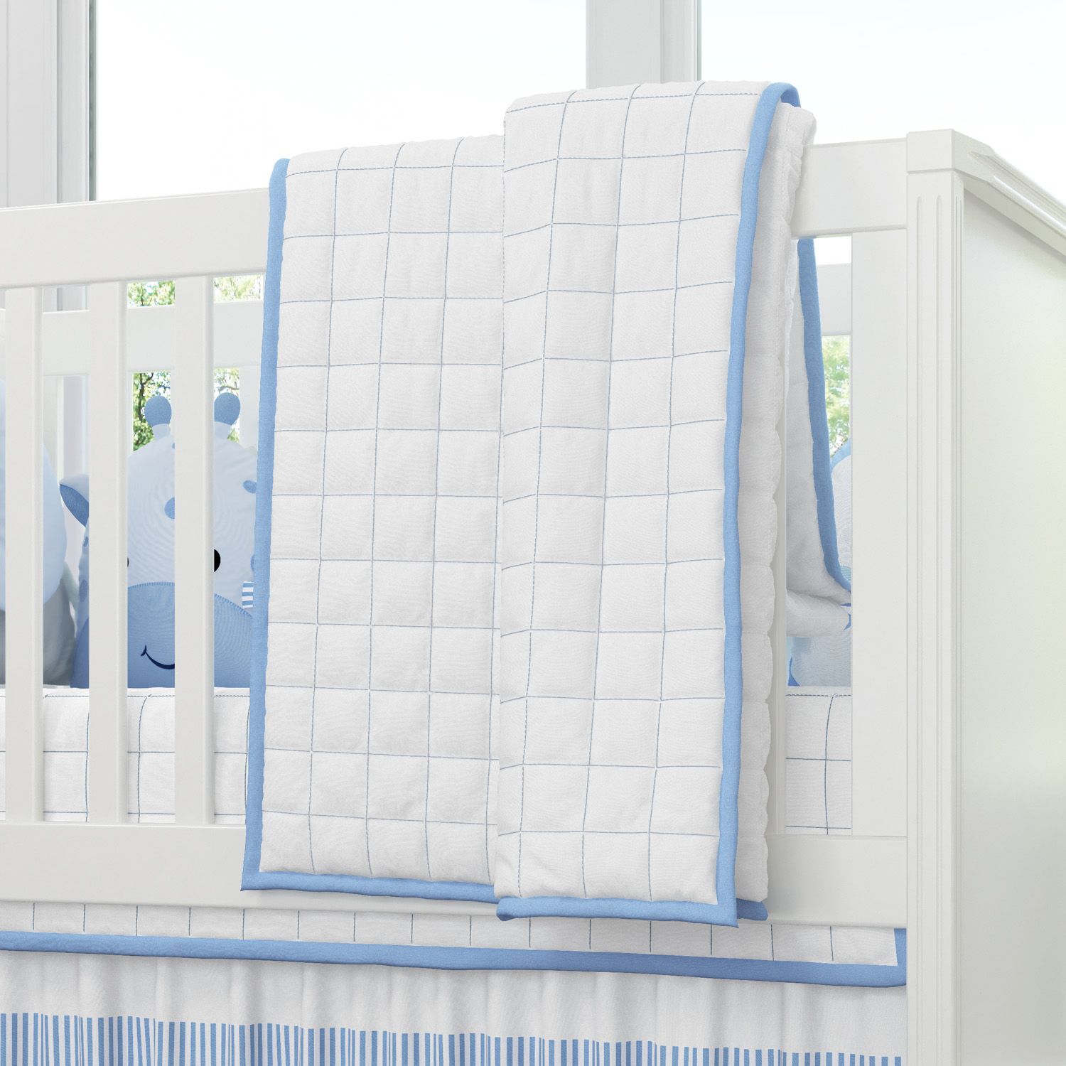 Edredom de Berço Matelado Rosa