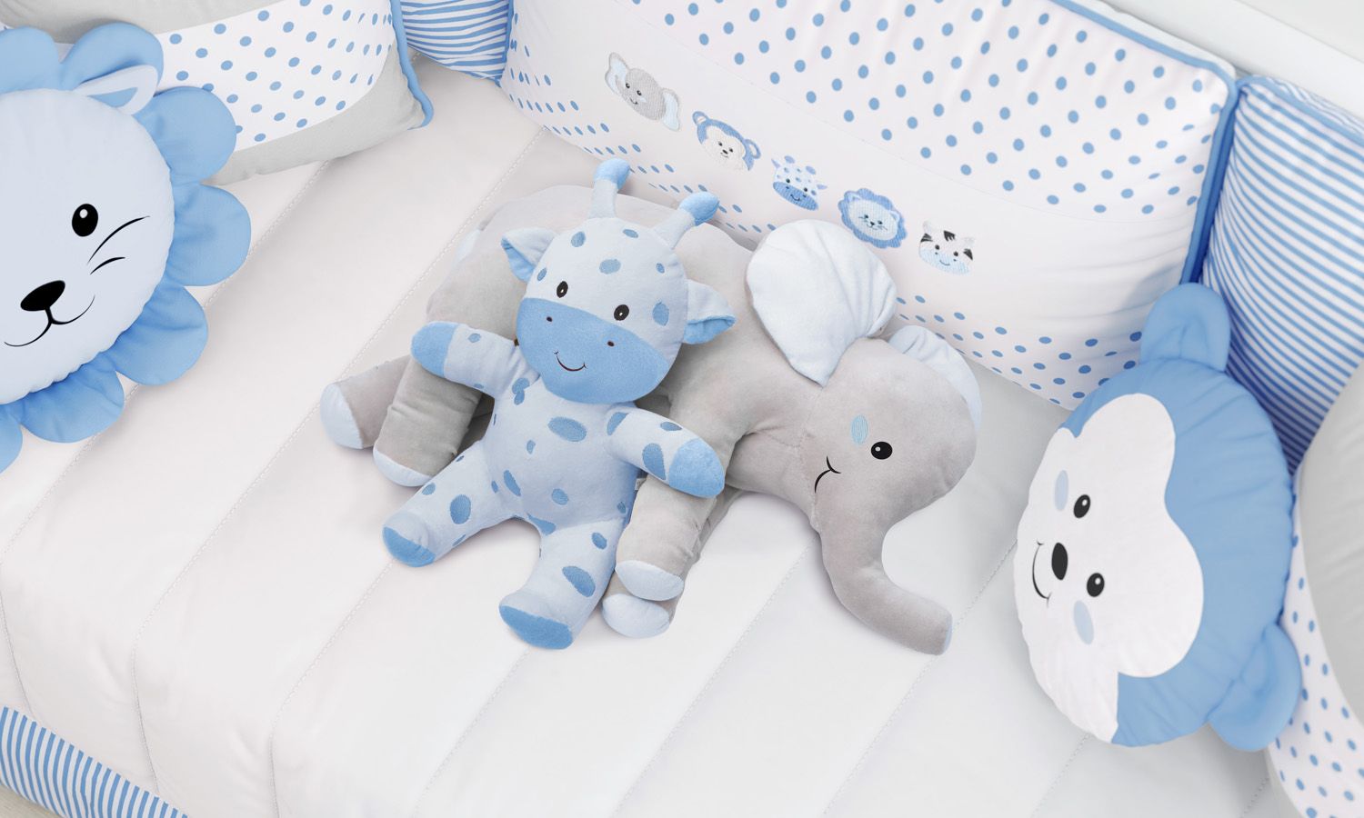 Almofada Travesseiro Elefante de Pelúcia 82cm