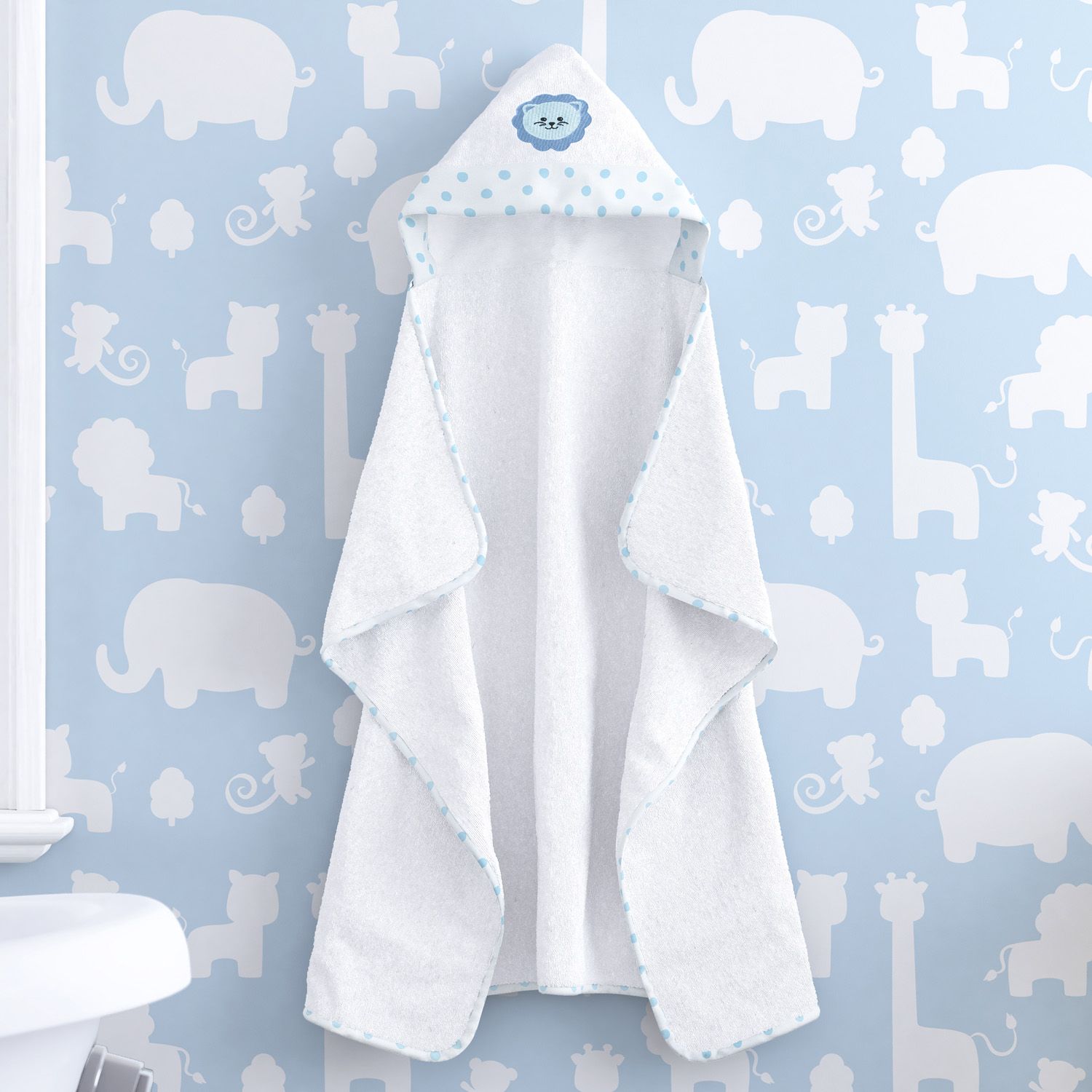 Toalha com Capuz Amiguinho Leão