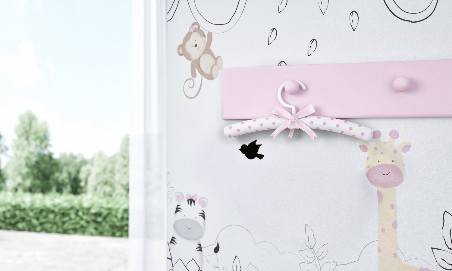 Kit Cabides Verde Poá