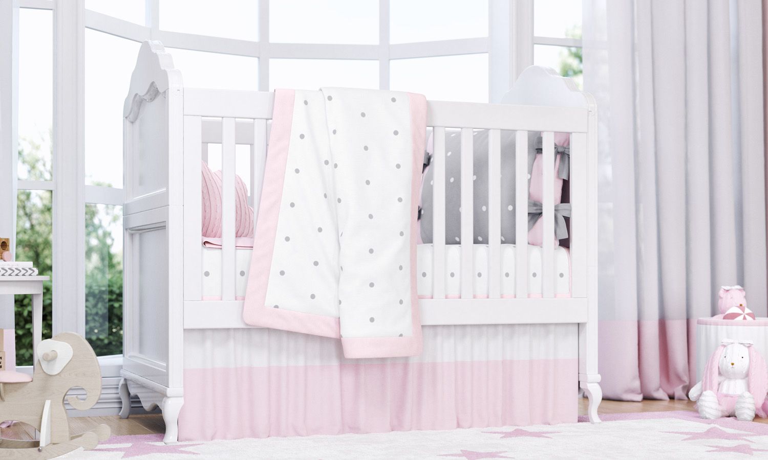 Manta Tricot Poá Azul 1,45m