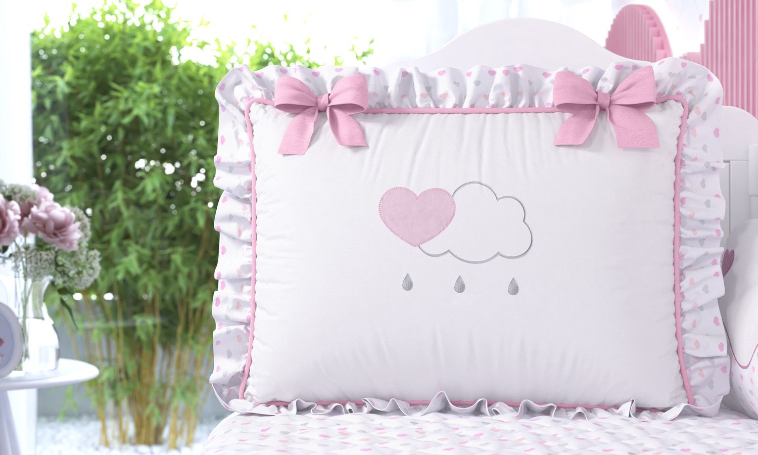 Kit Berço Chuva de Amor