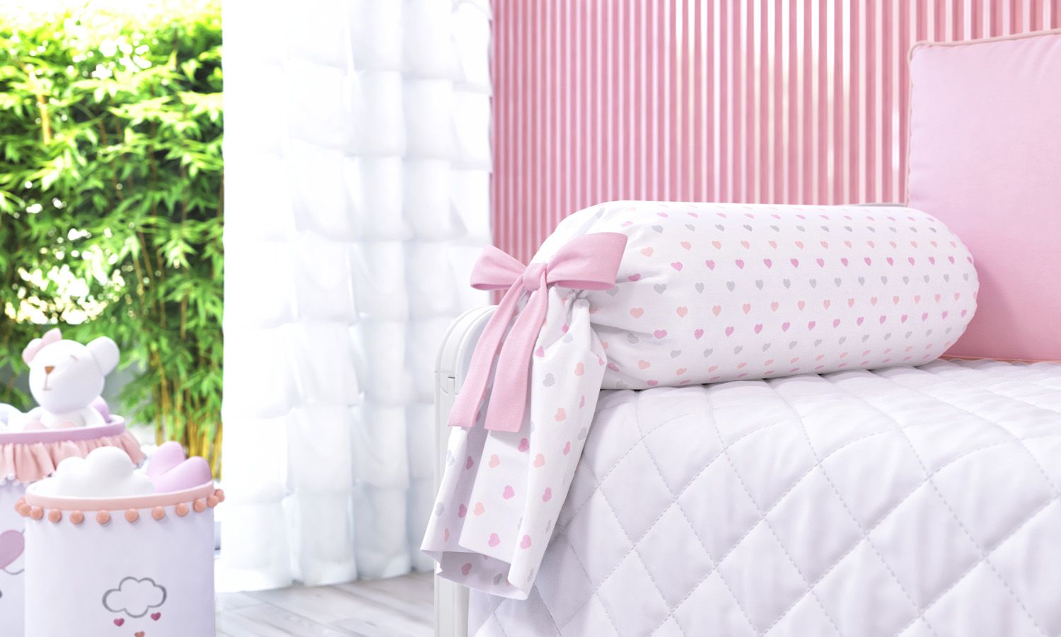 Kit Cama Babá Chuva de Amor