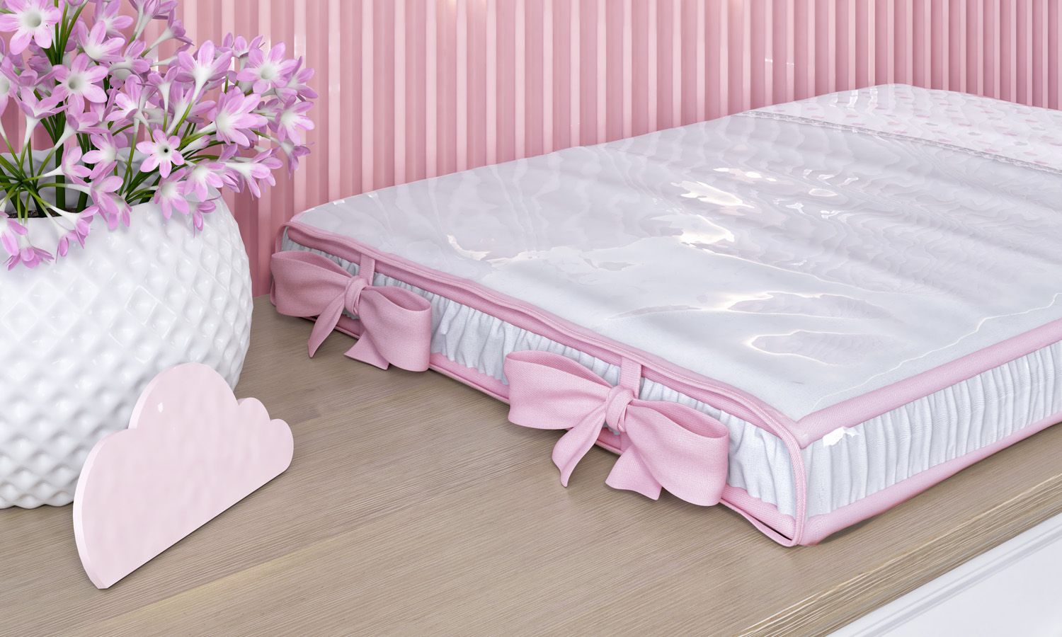 Trocador de Fraldas Corações