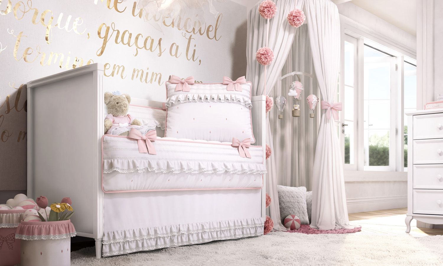 Kit Berço Princesa Clássica