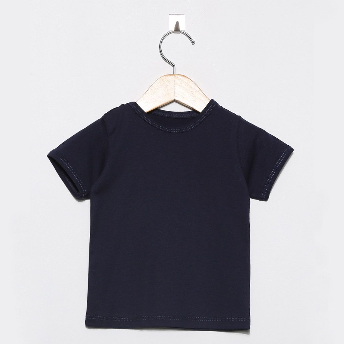 Macacão Curto Listrado Azul Marinho Tam G