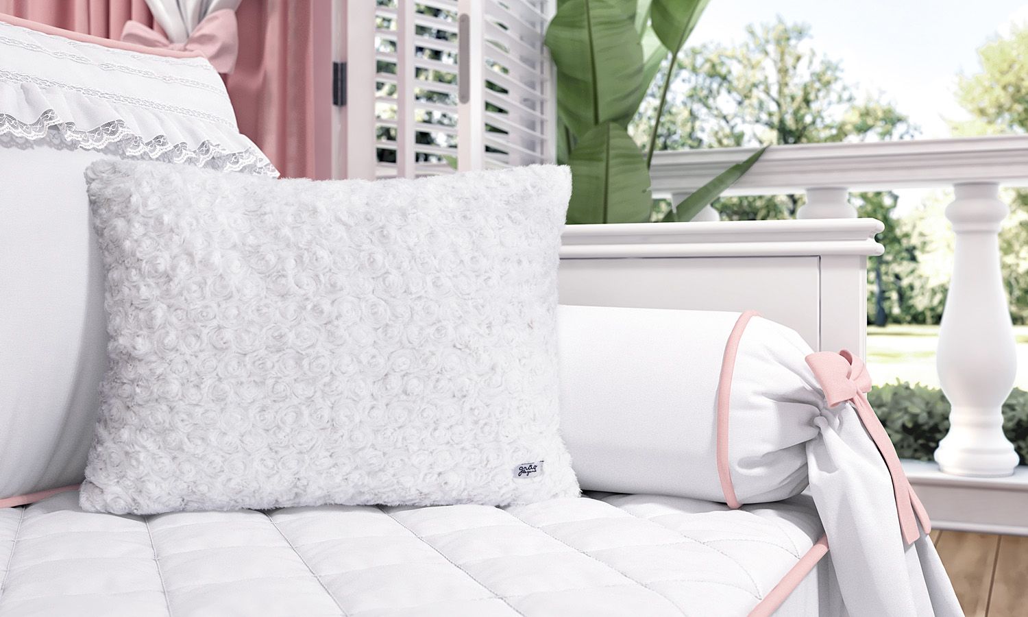 Almofada Pelúcia Flower Princesa Clássica 43cm